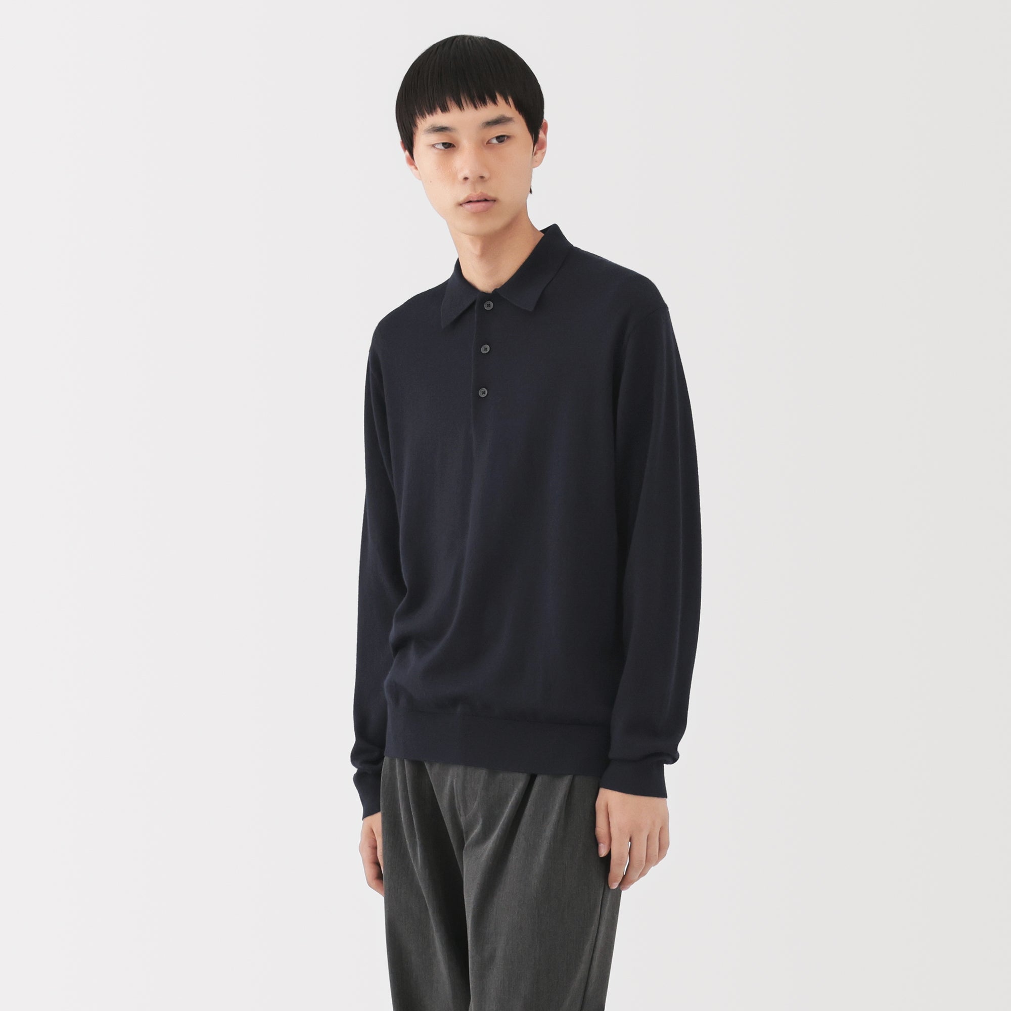 Wool Polo Shirt