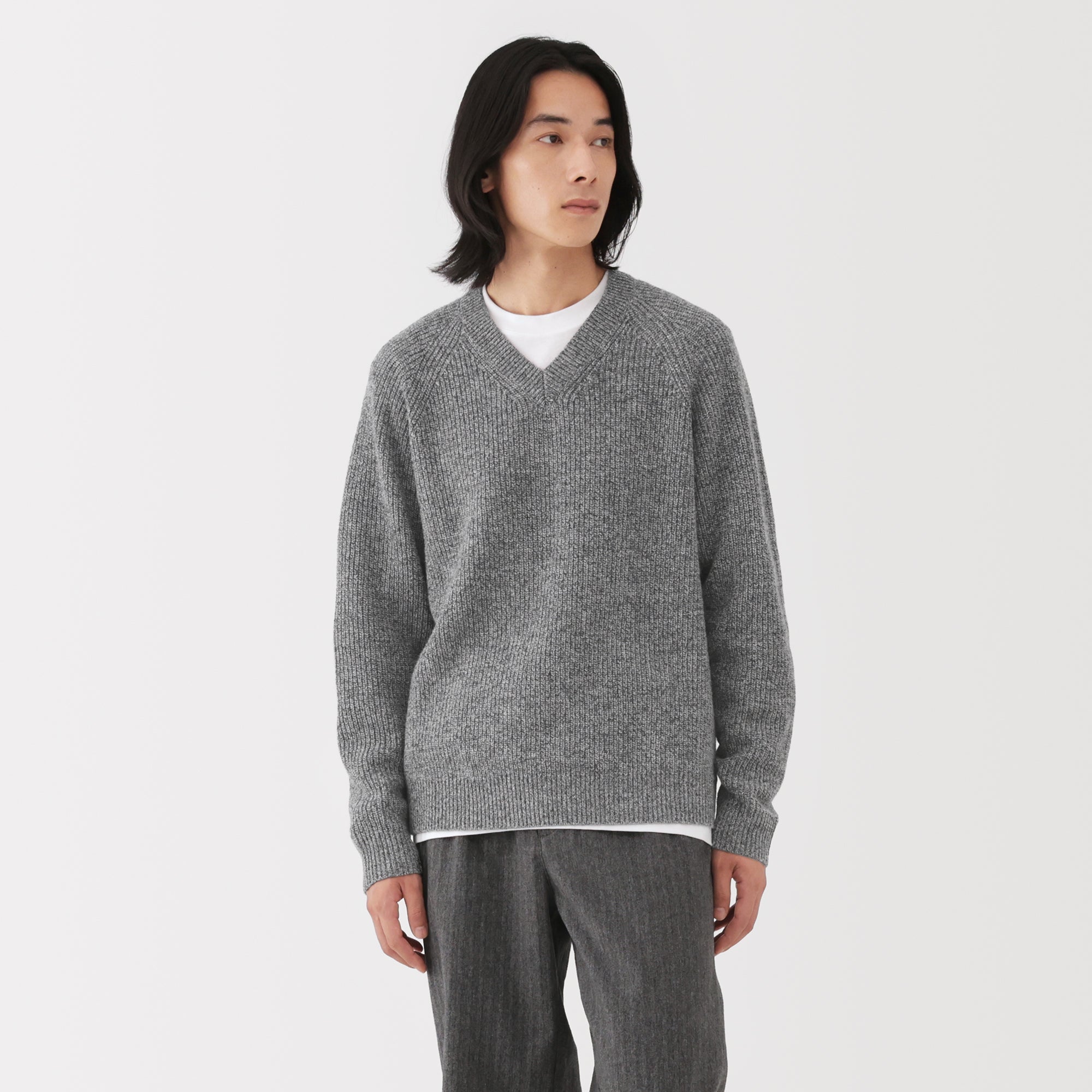 Wool V-Neck Sweater