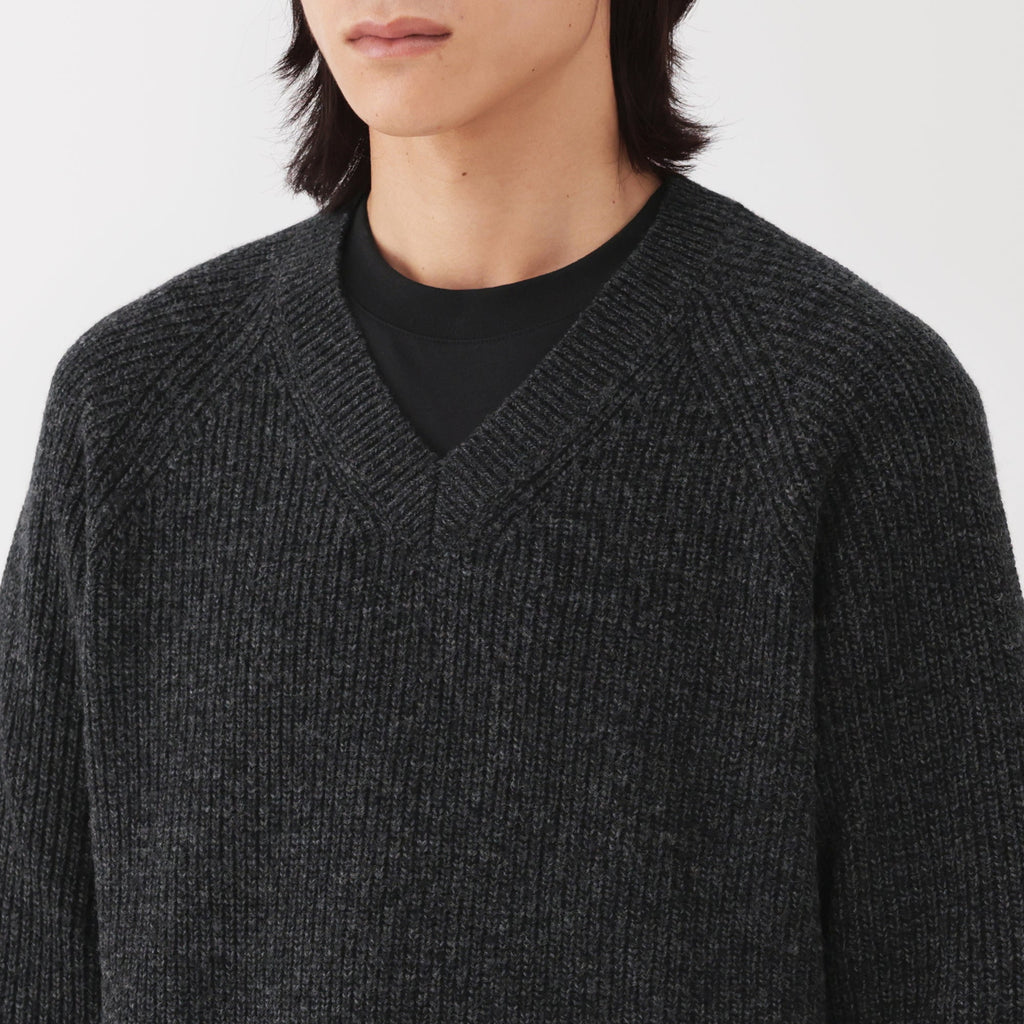 Wool V-Neck Sweater