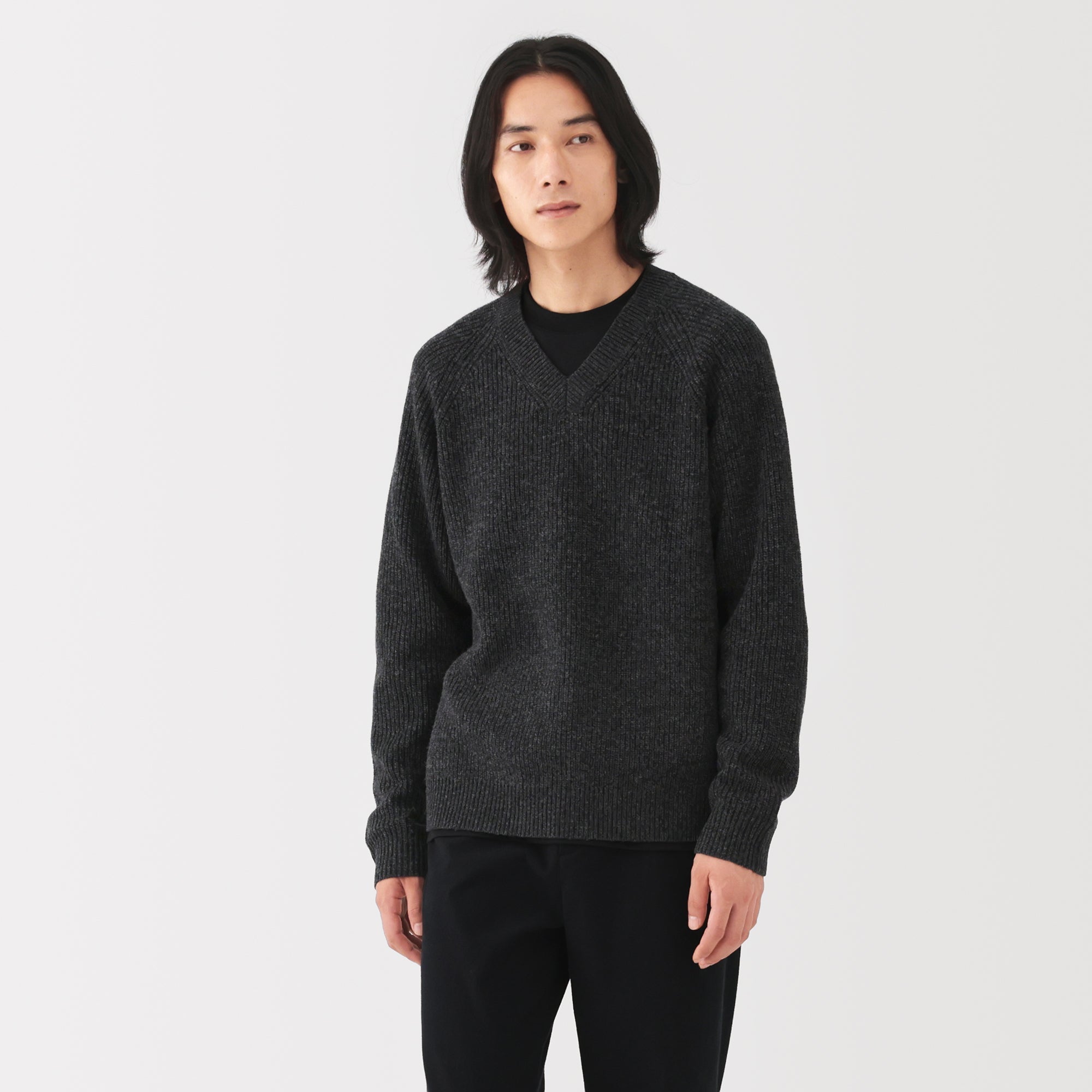Wool V-Neck Sweater