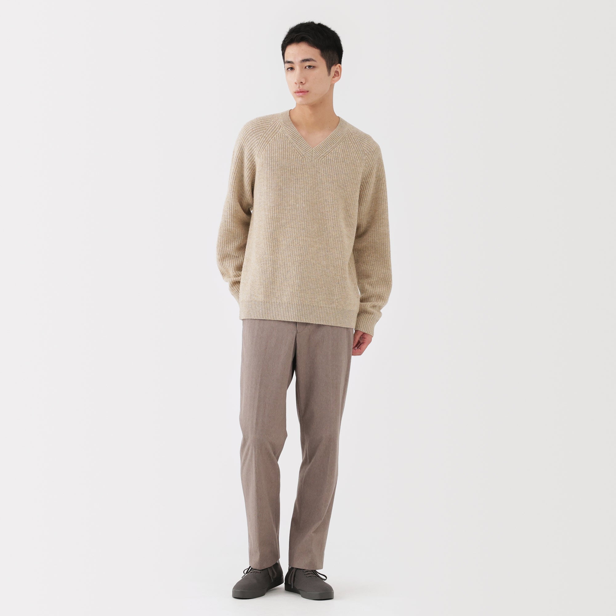 Wool V-Neck Sweater