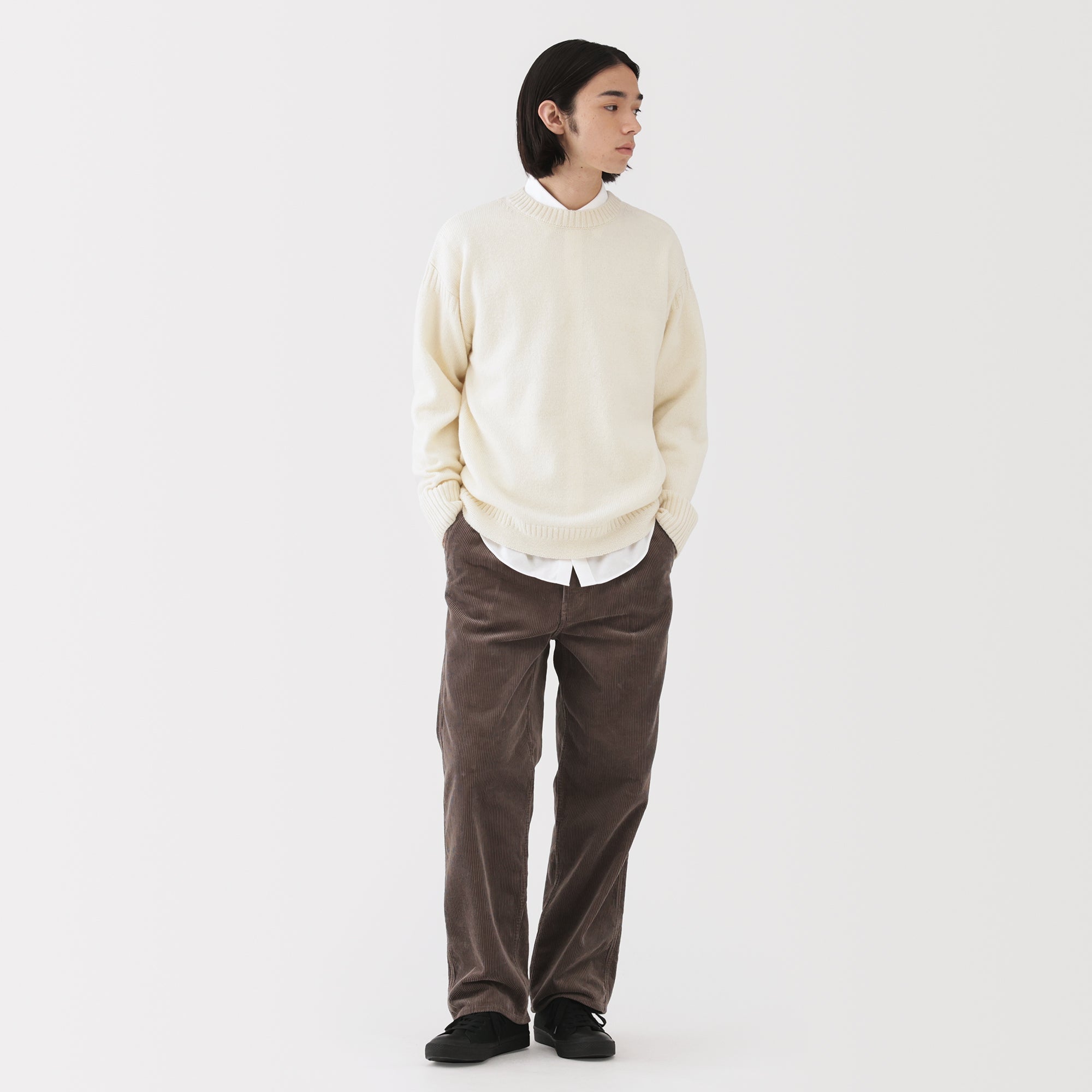 Andes Wool Crewneck Sweater