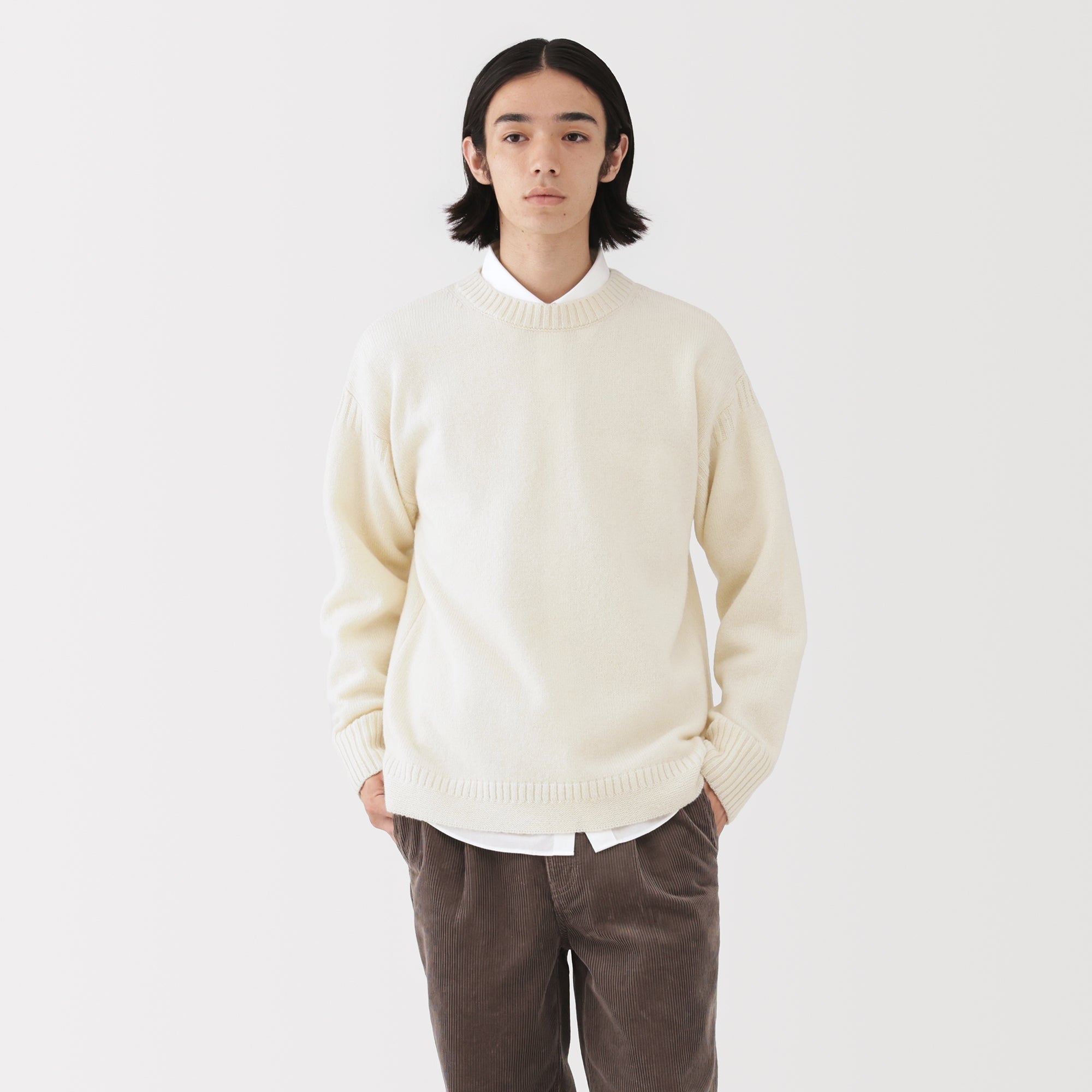 Andes Wool Crewneck Sweater