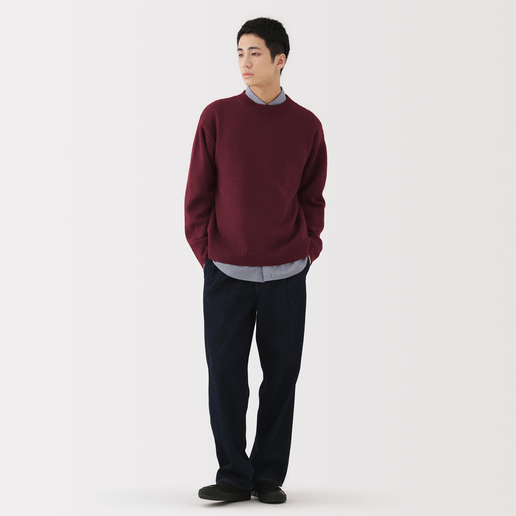Andes Wool Crewneck Sweater