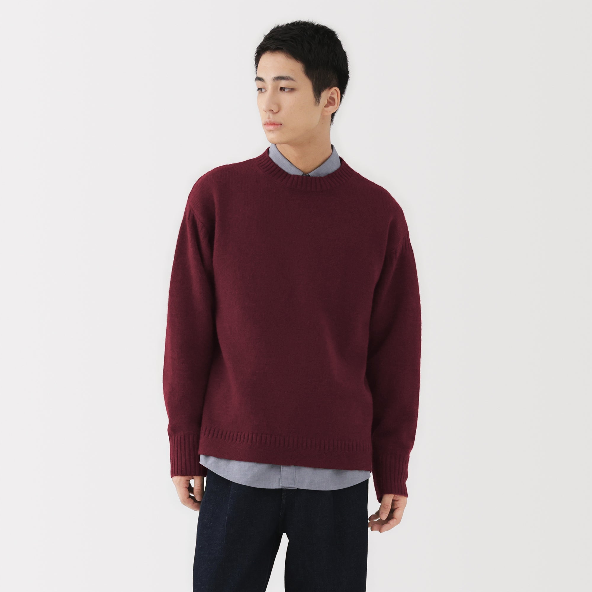 Andes Wool Crewneck Sweater