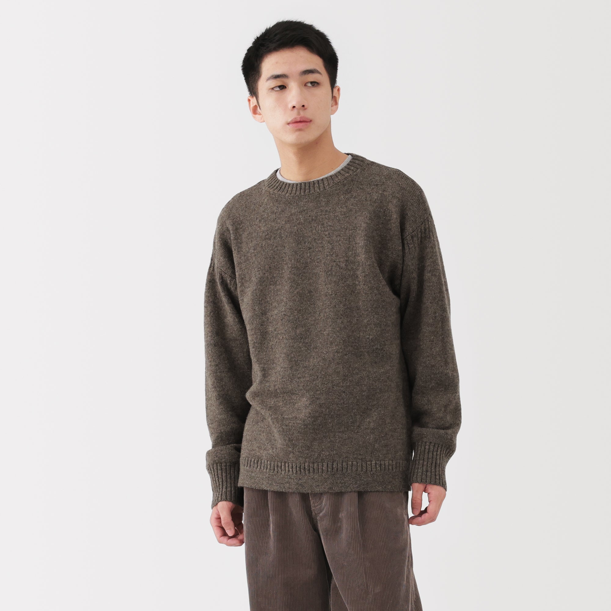 Andes Wool Crewneck Sweater