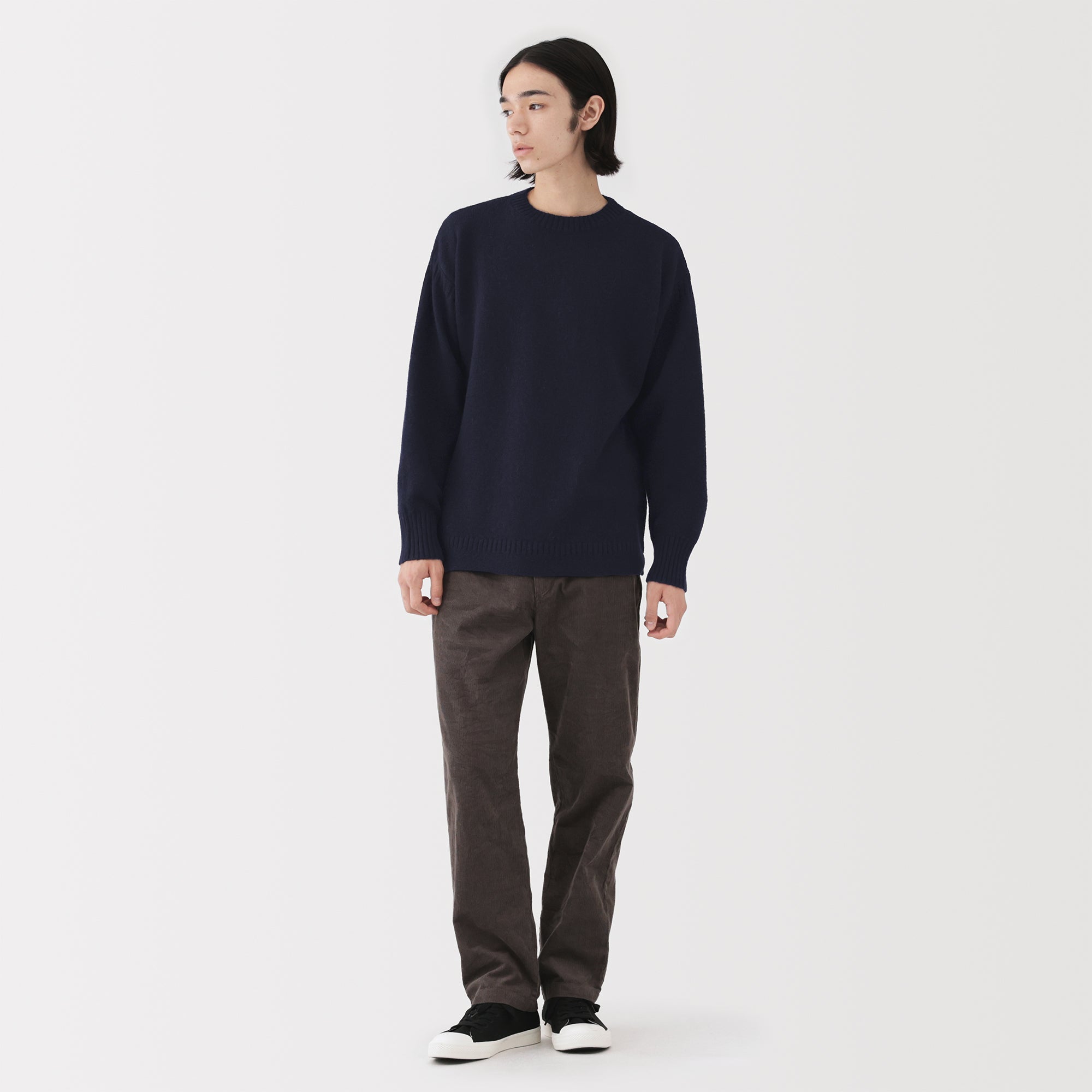 Andes Wool Crewneck Sweater