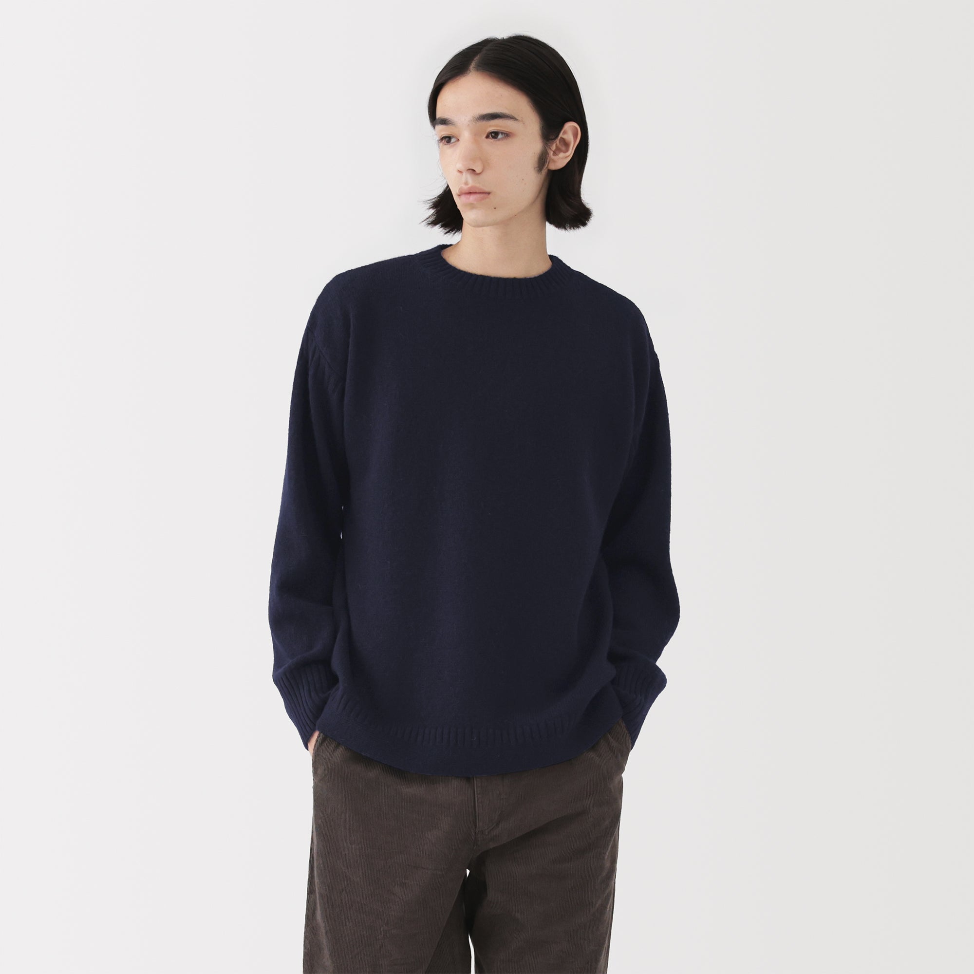 Andes Wool Crewneck Sweater