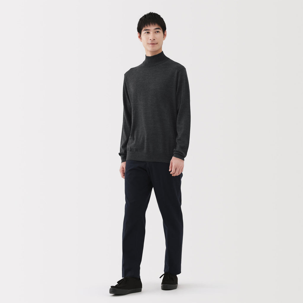Wool Mockneck Sweater