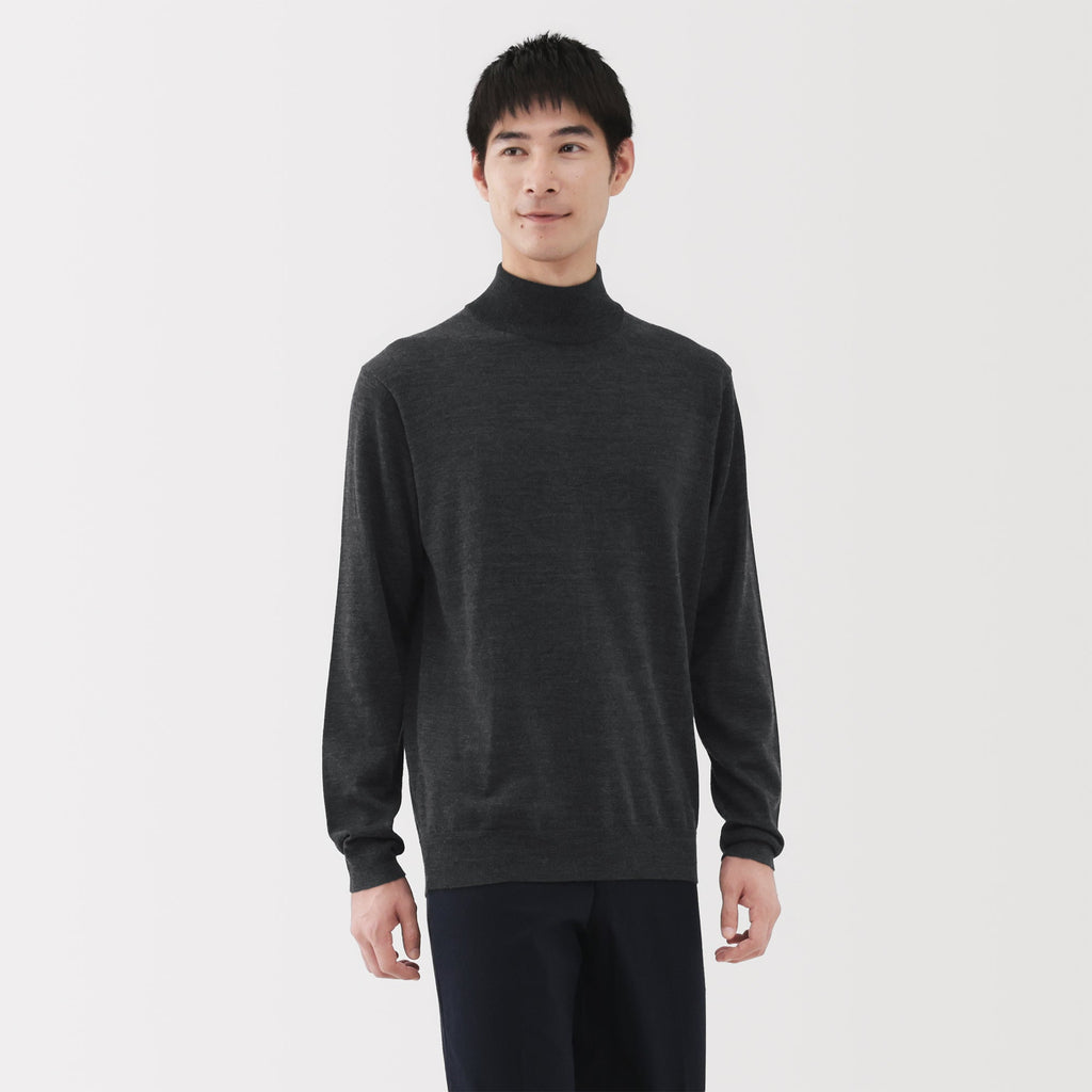 Wool Mockneck Sweater
