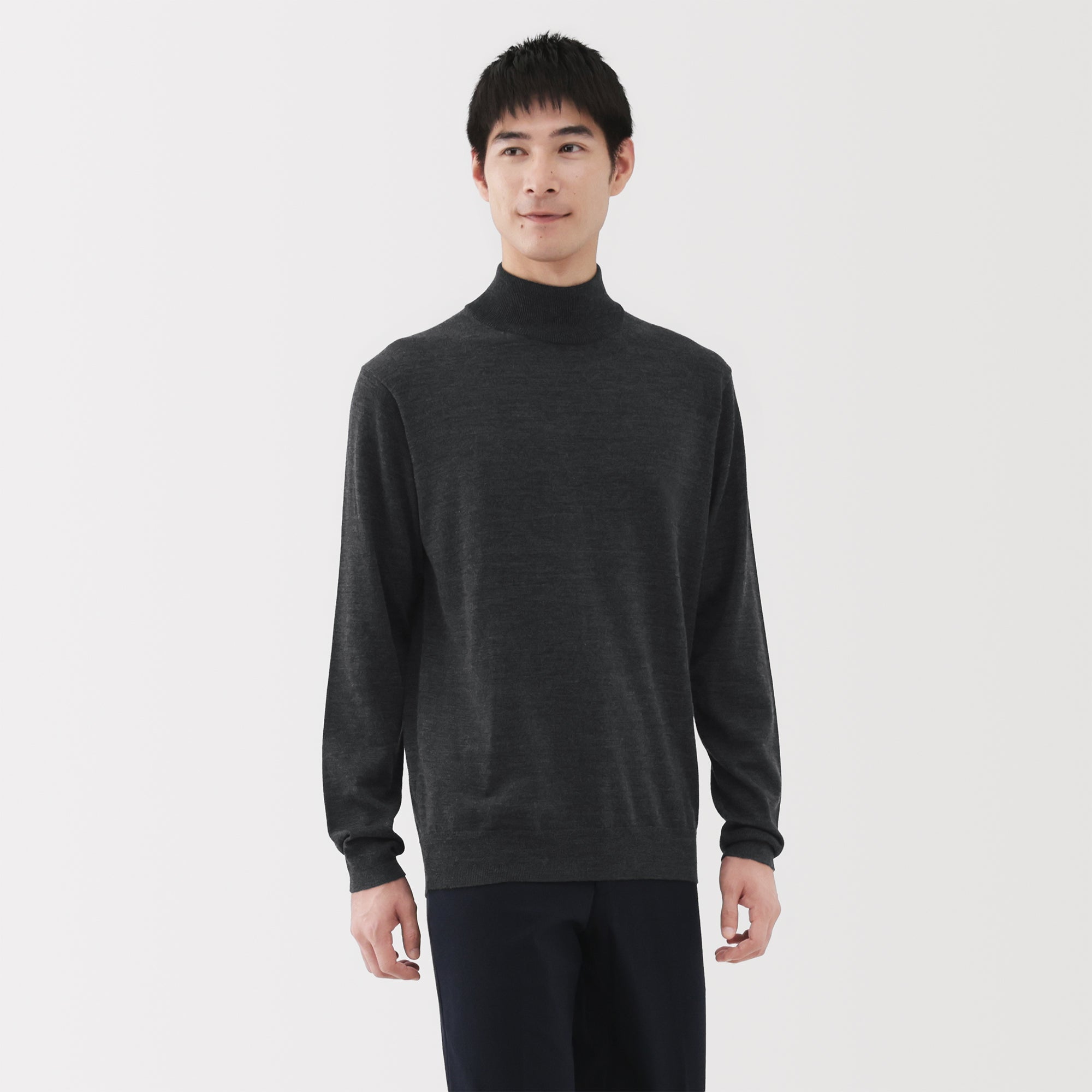Wool Mockneck Sweater