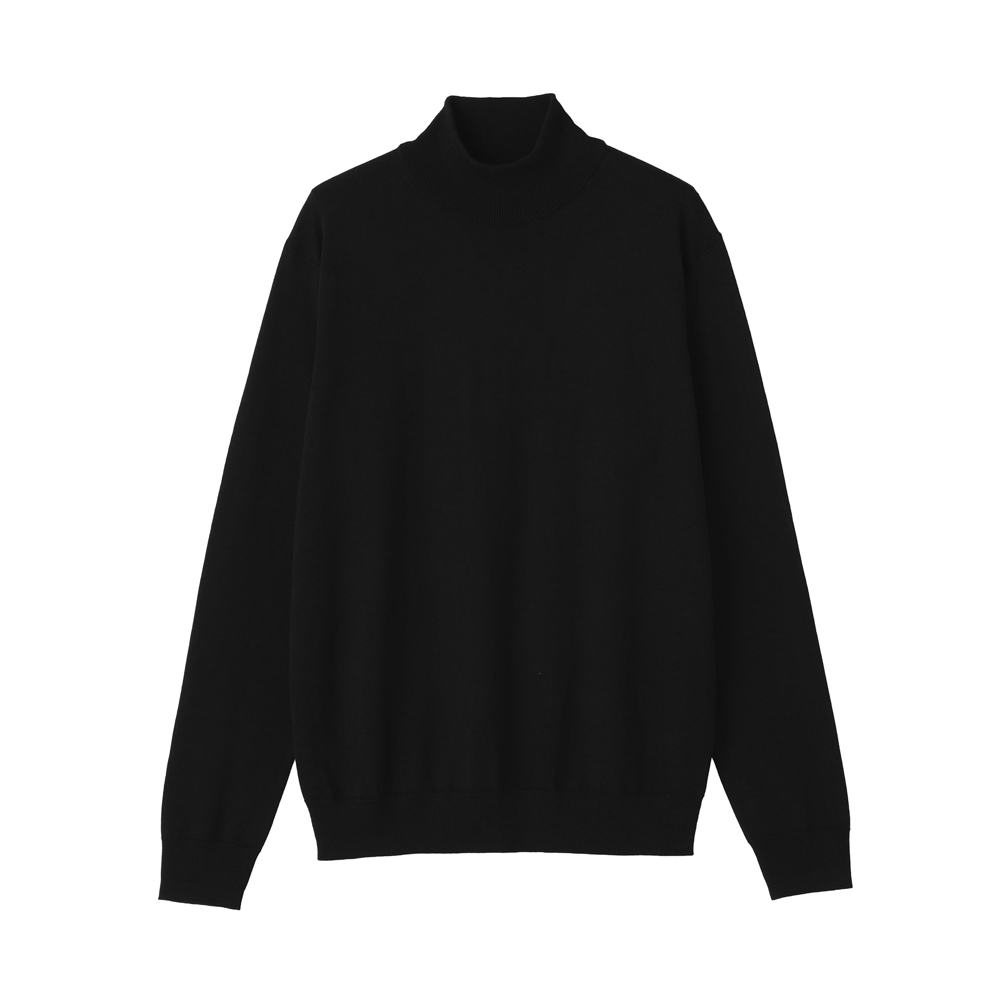 Wool Mockneck Sweater