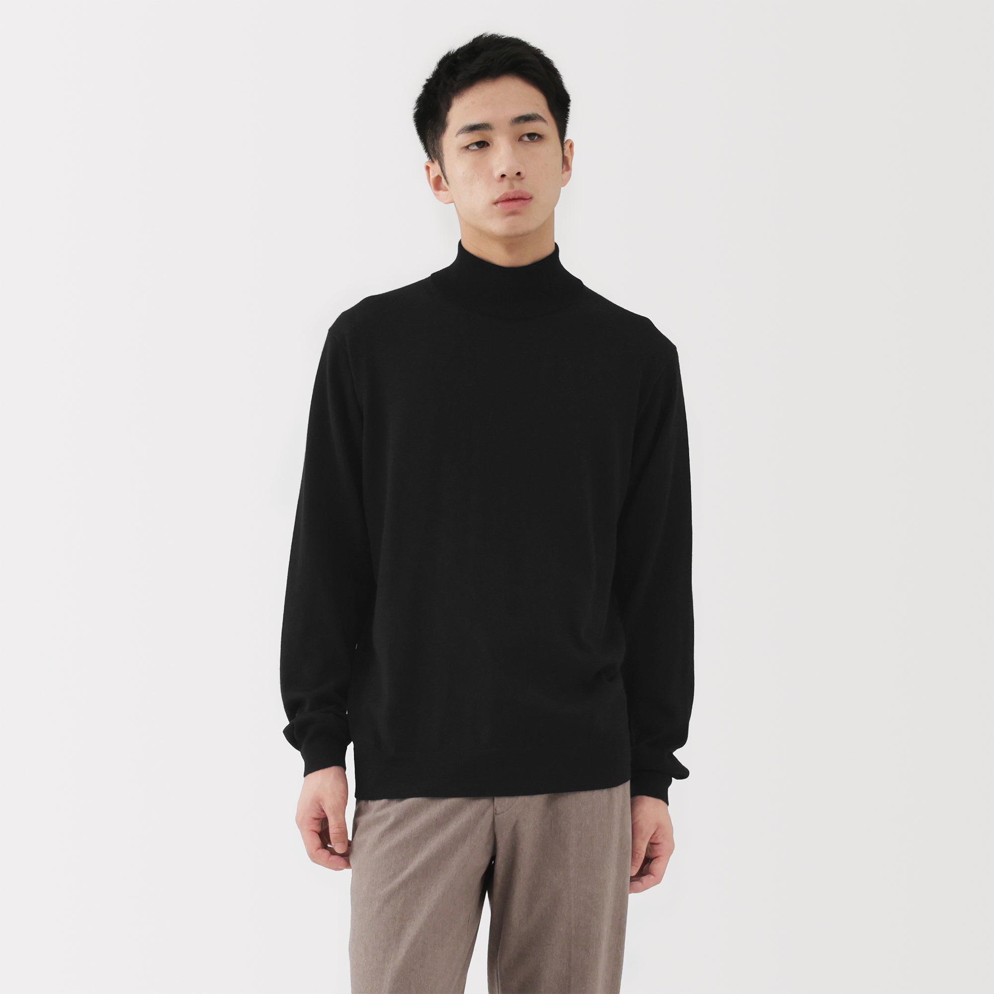 Wool Mockneck Sweater Main image