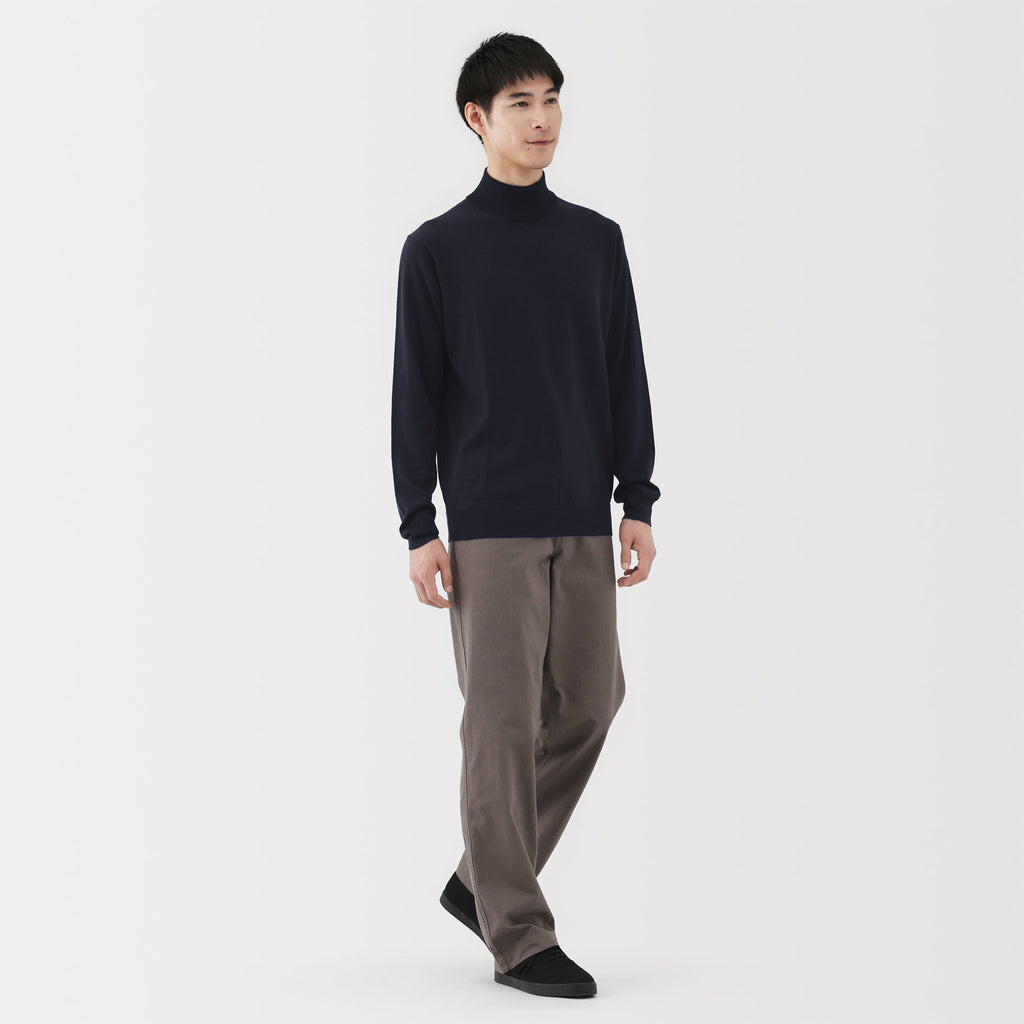 Wool Mockneck Sweater