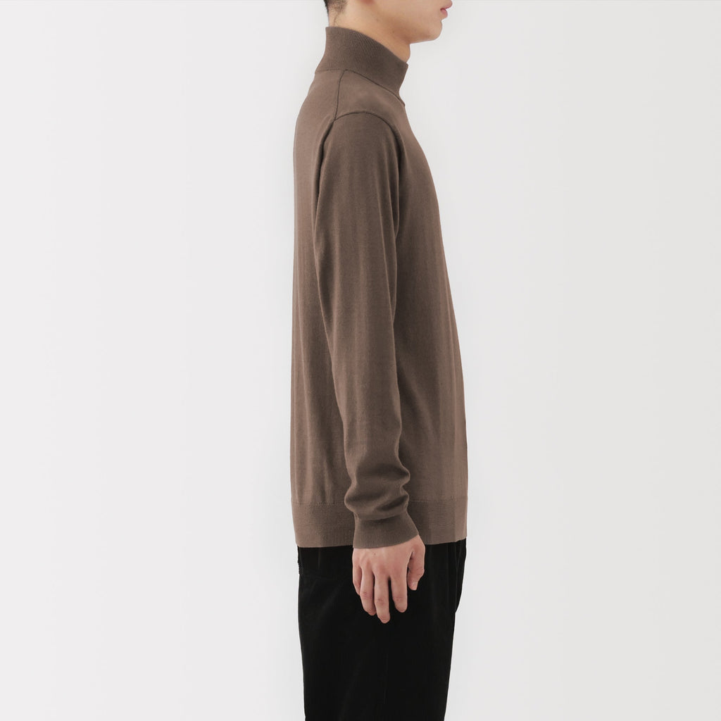 Wool Mockneck Sweater