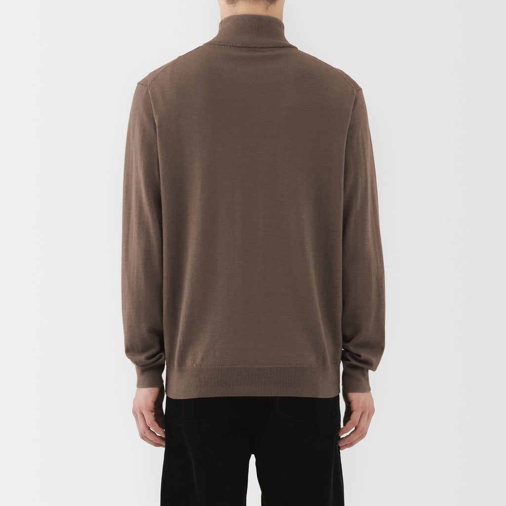 Wool Mockneck Sweater