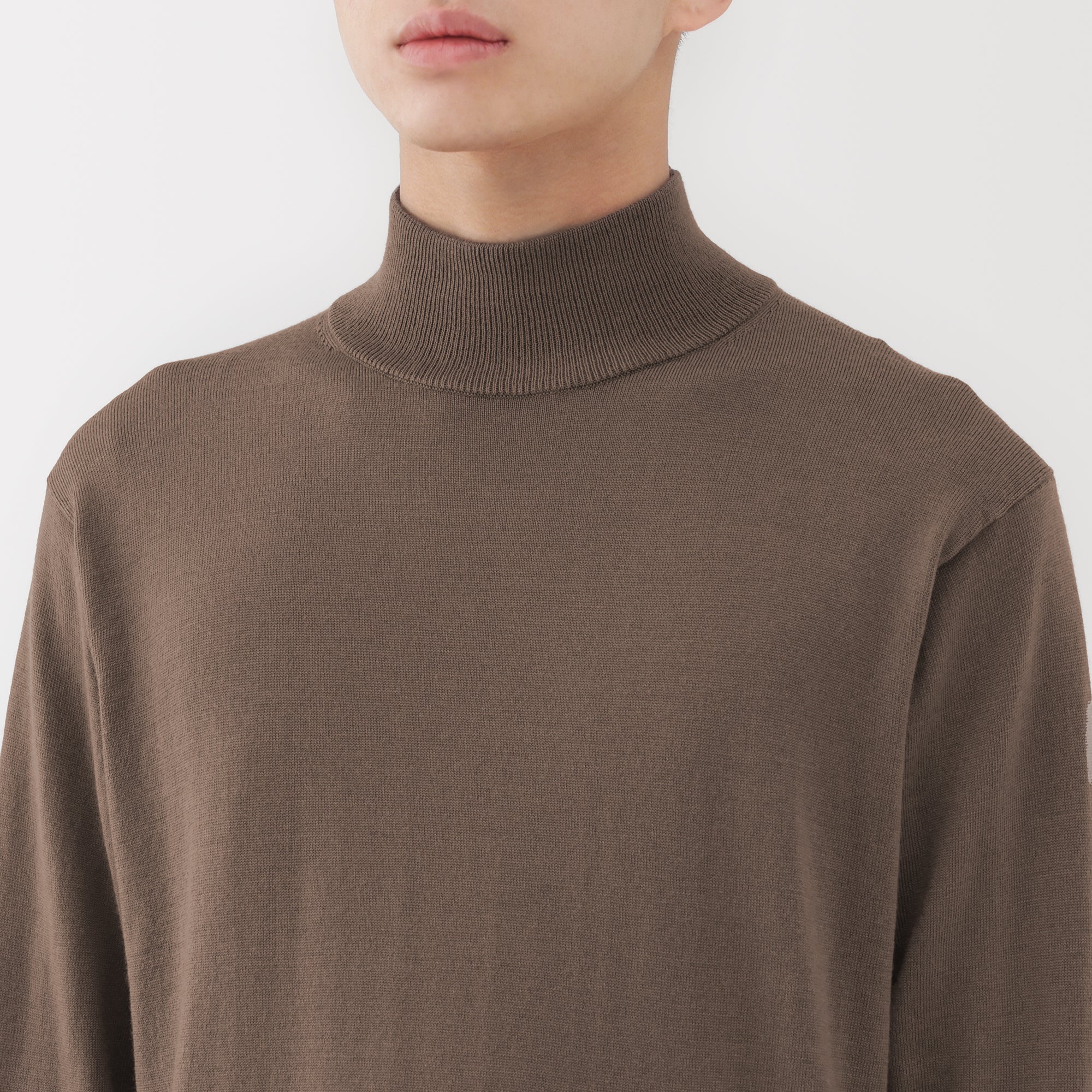 Wool Mockneck Sweater