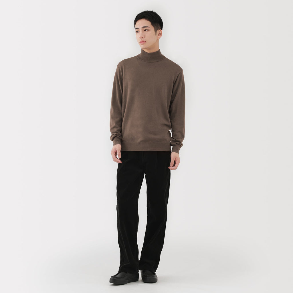 Wool Mockneck Sweater