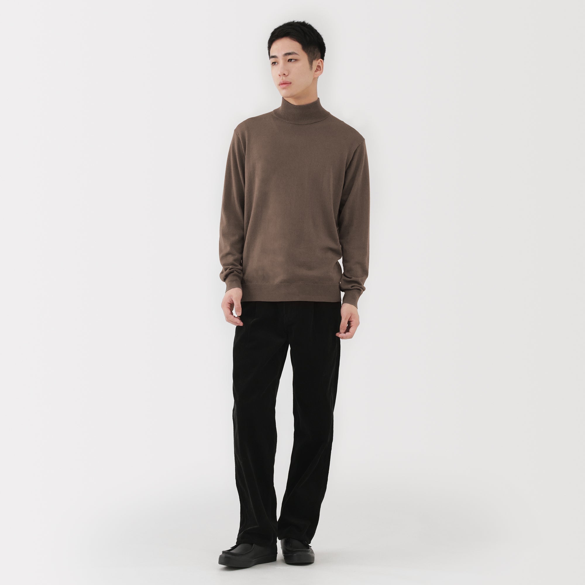 Wool Mockneck Sweater