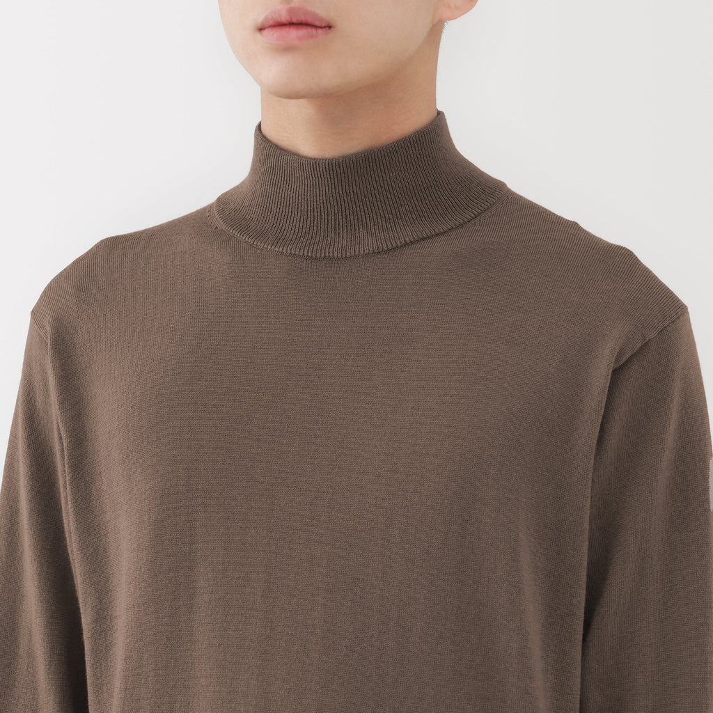 Wool Mockneck Sweater