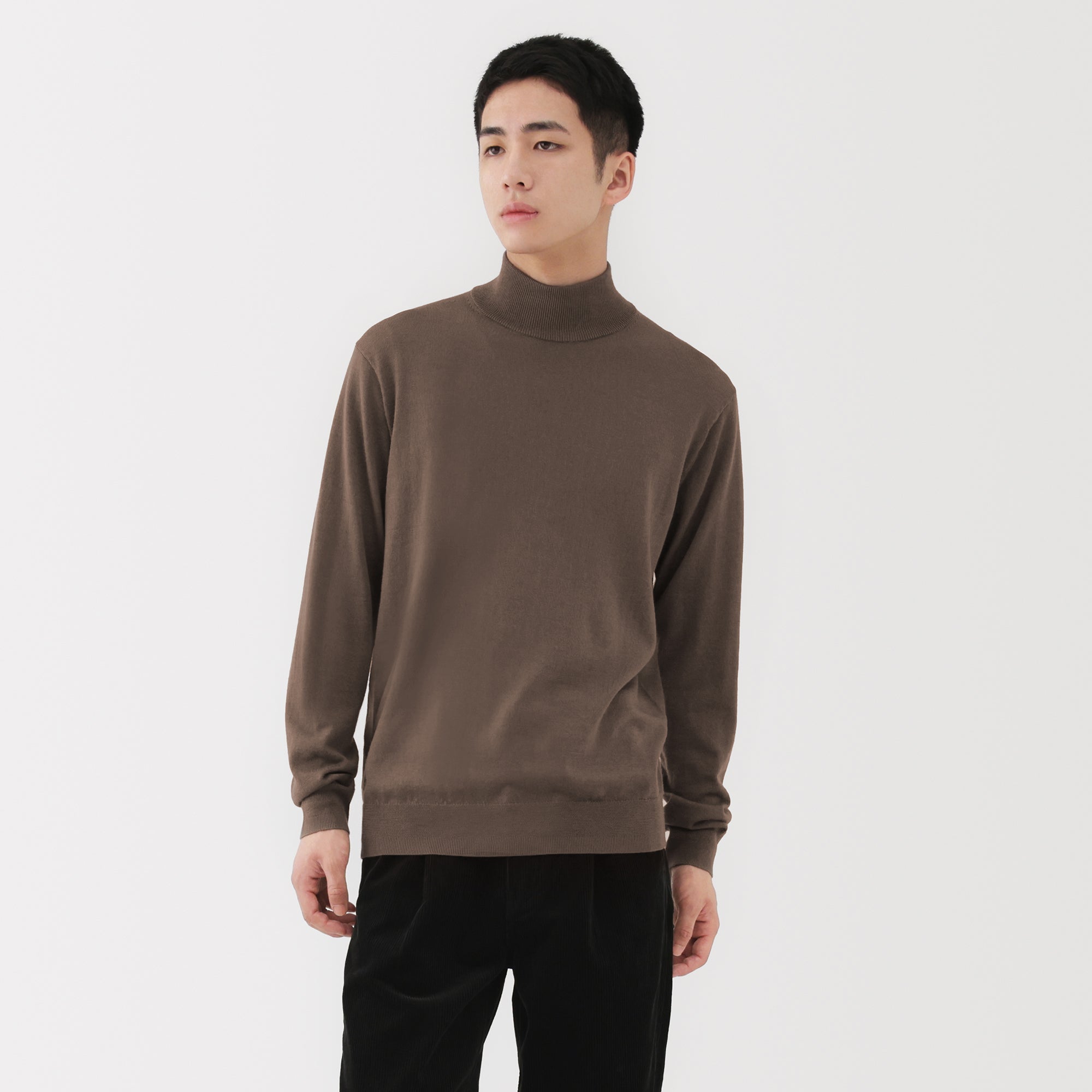 Wool Mockneck Sweater