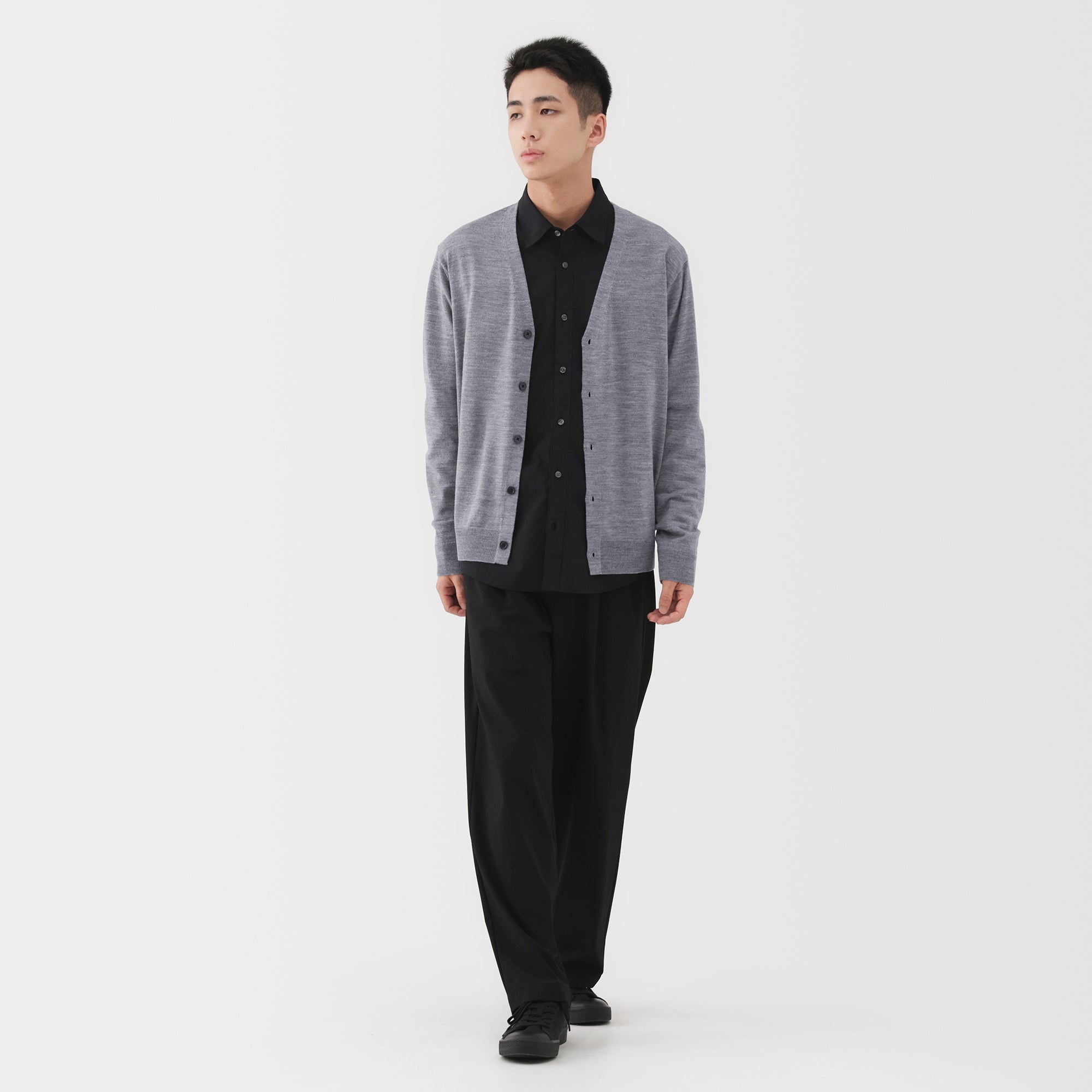 Wool V-Neck Cardigan