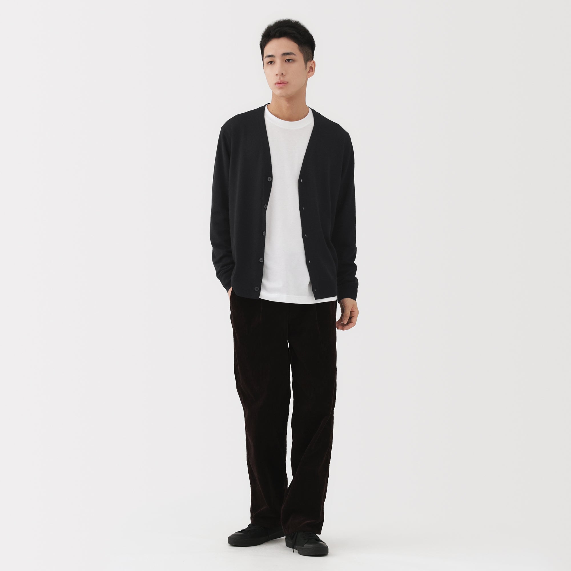 Wool V-Neck Cardigan