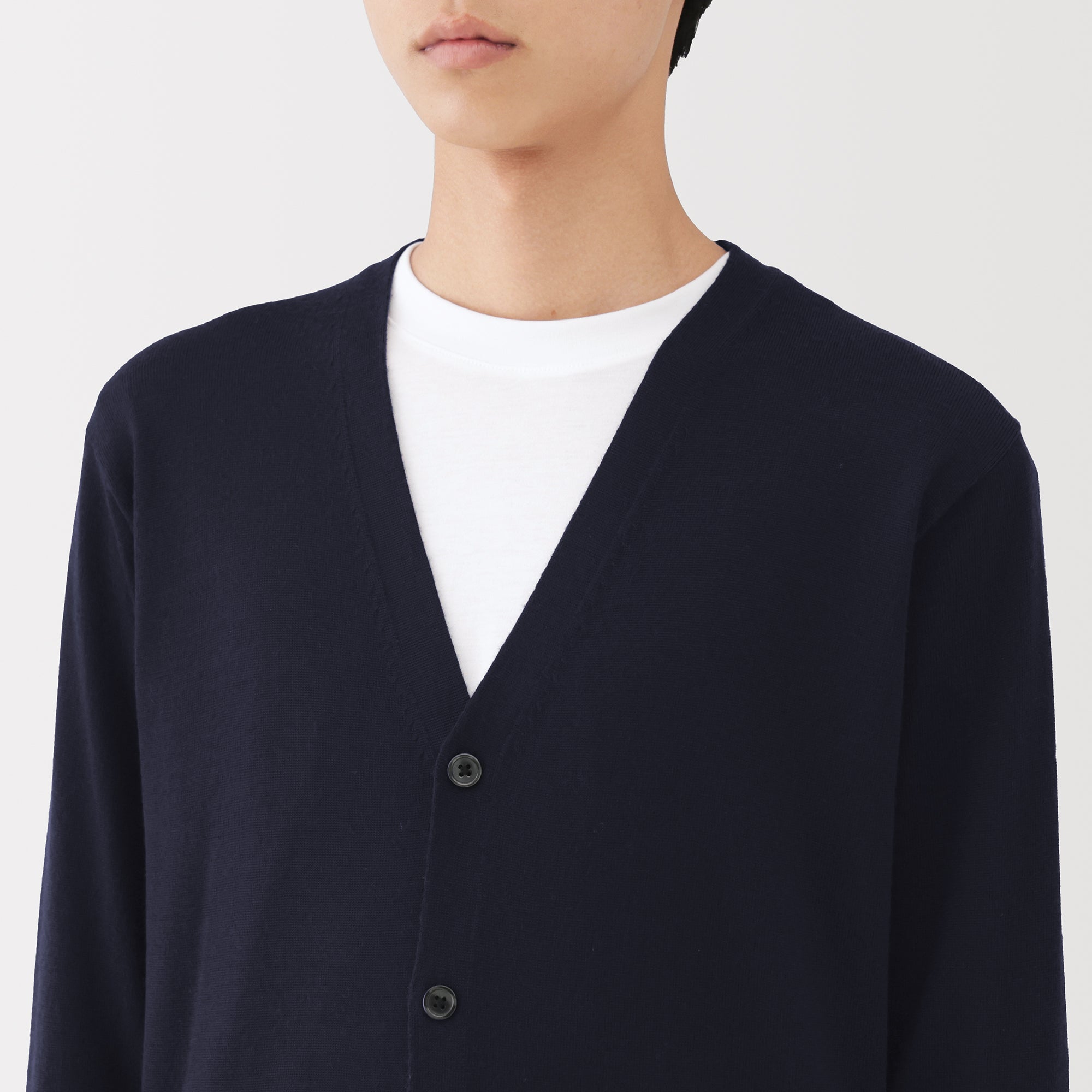 Wool V-Neck Cardigan