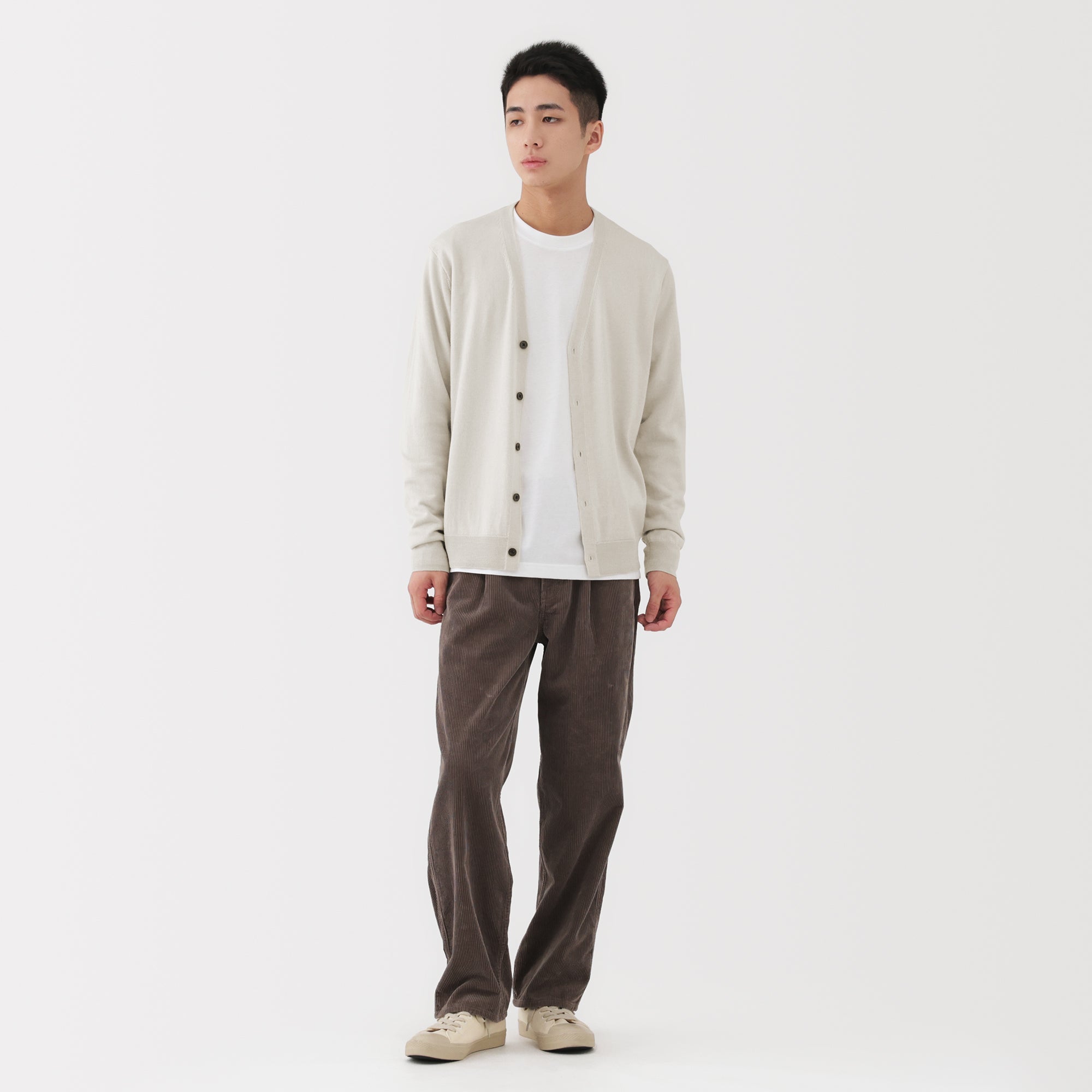 Wool V-Neck Cardigan