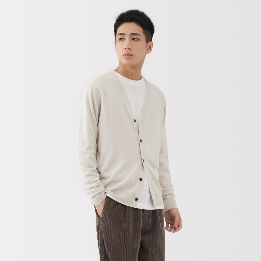 Wool V-Neck Cardigan