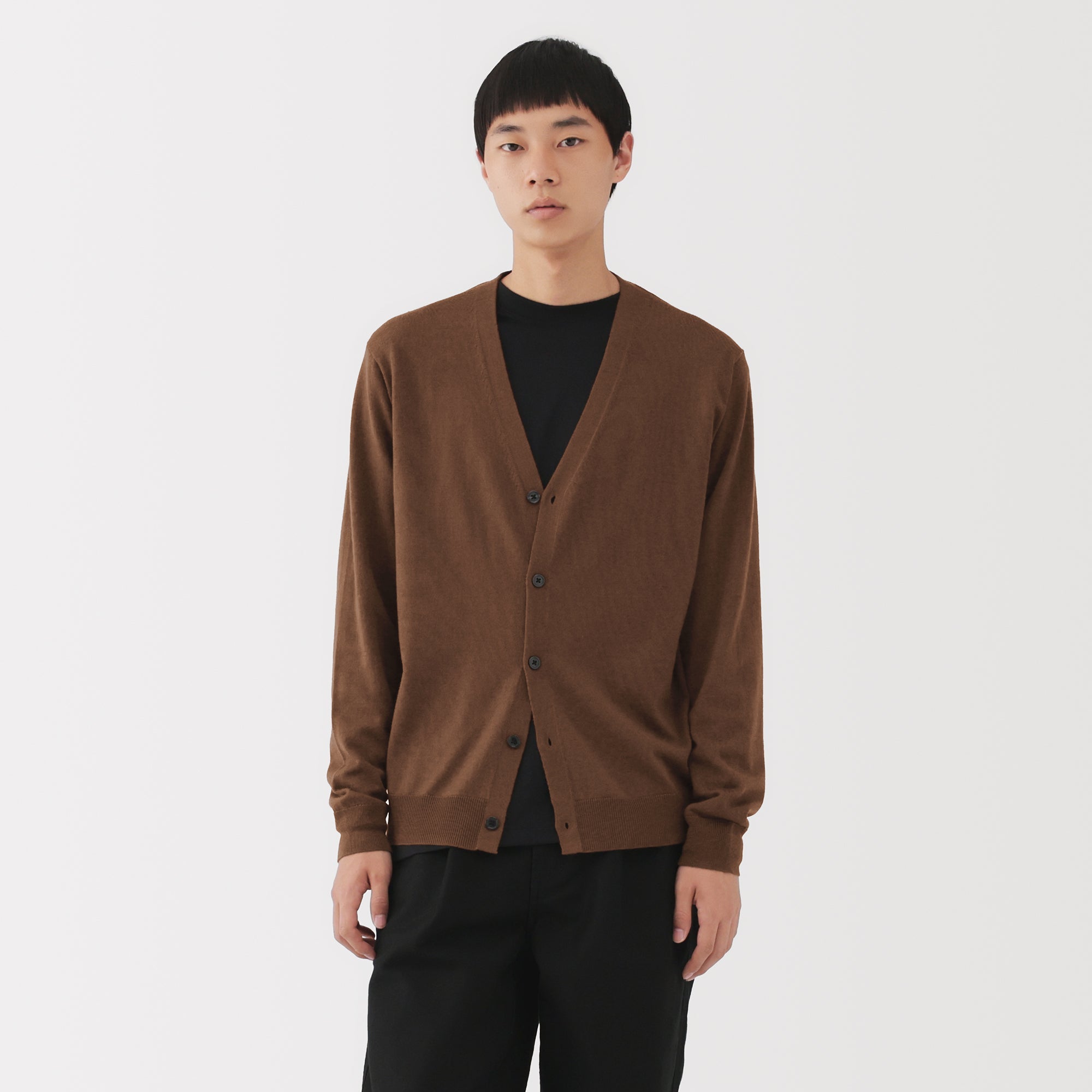 Wool V-Neck Cardigan