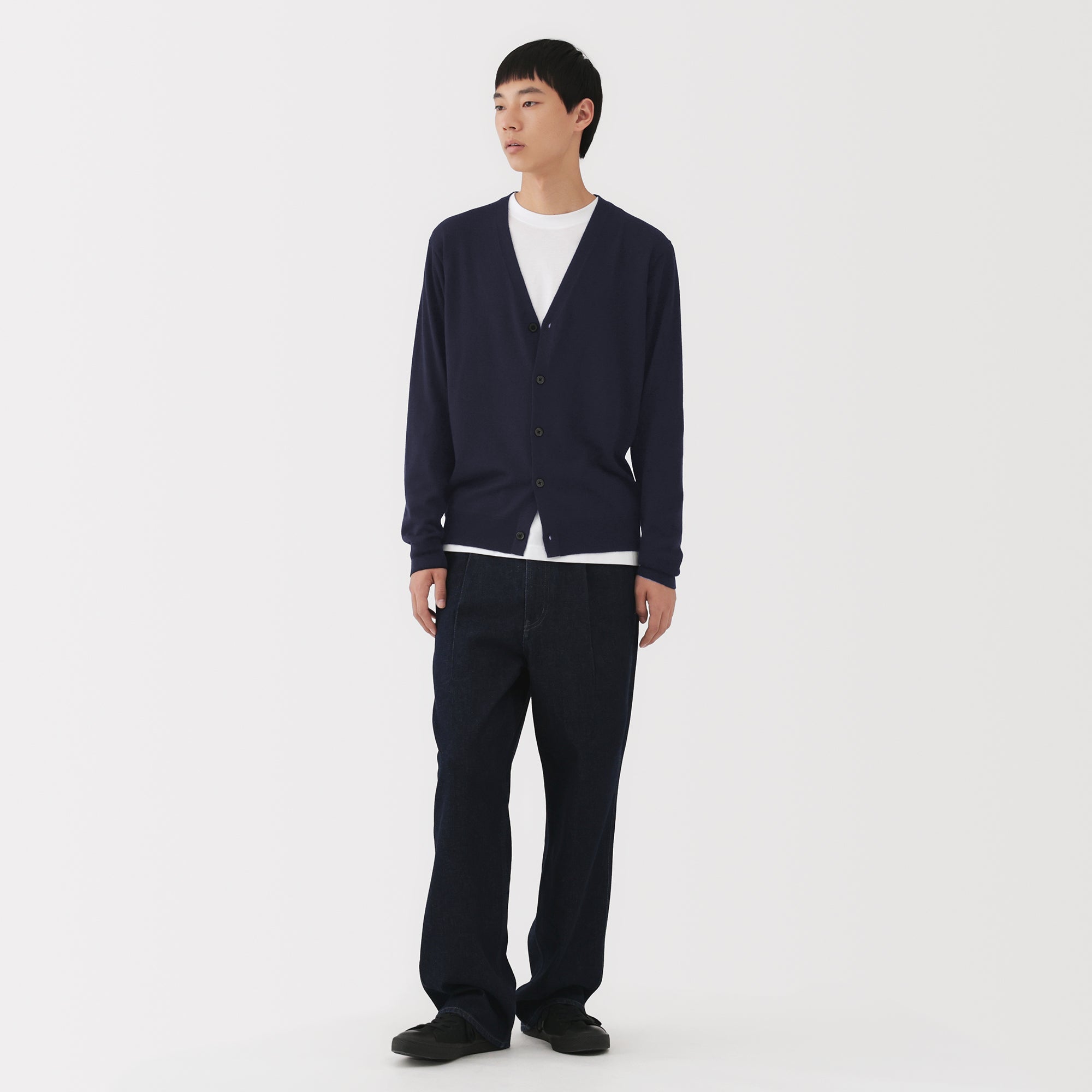 Wool V-Neck Cardigan