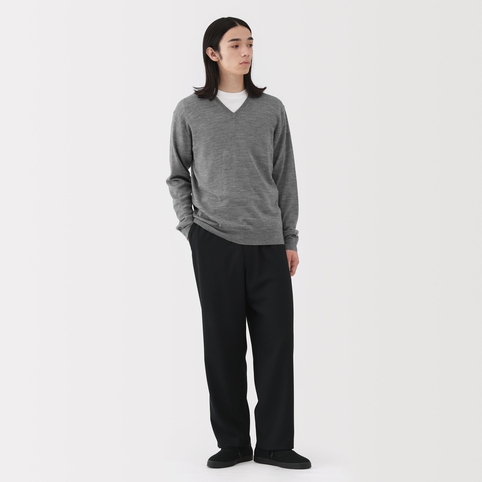 Wool V-Neck Sweater