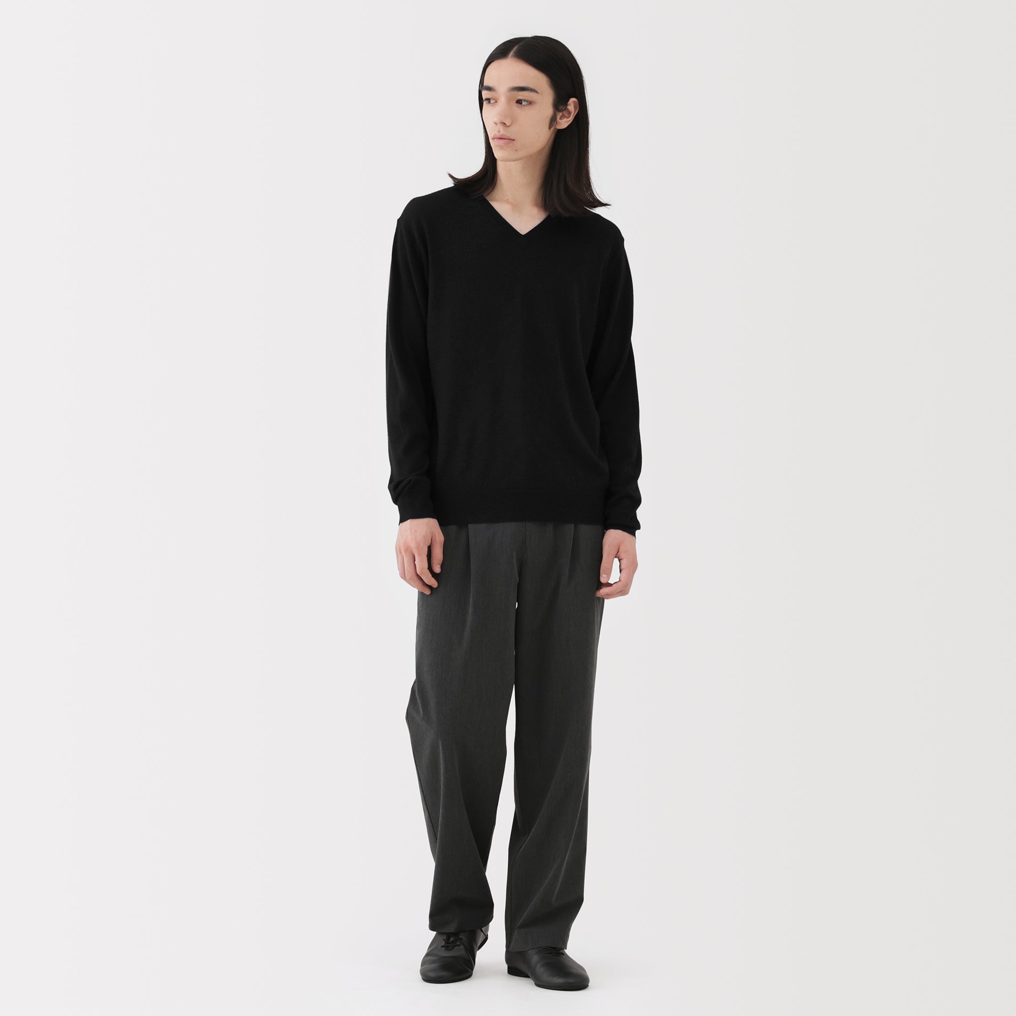 Wool V-Neck Sweater