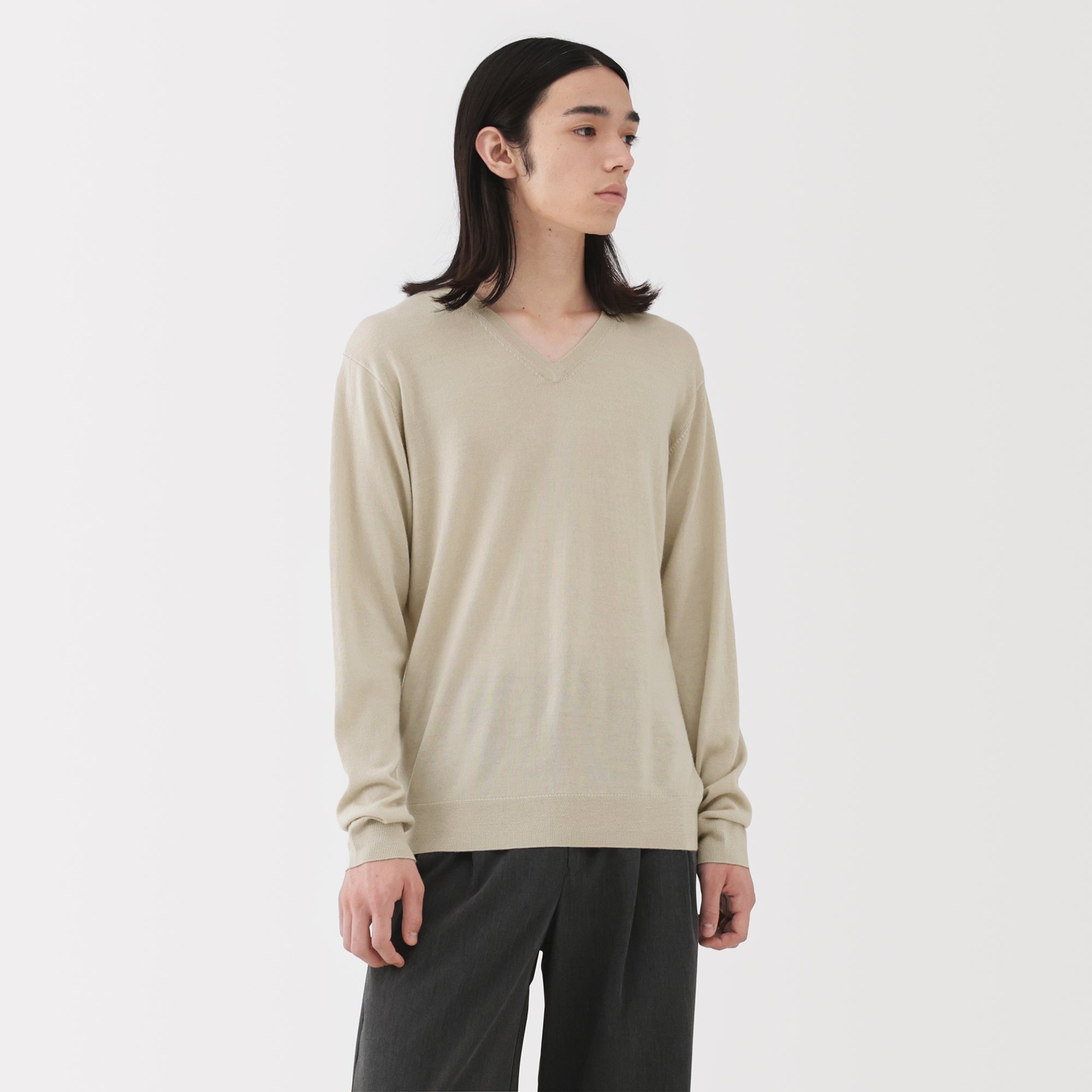 Wool V-Neck Sweater