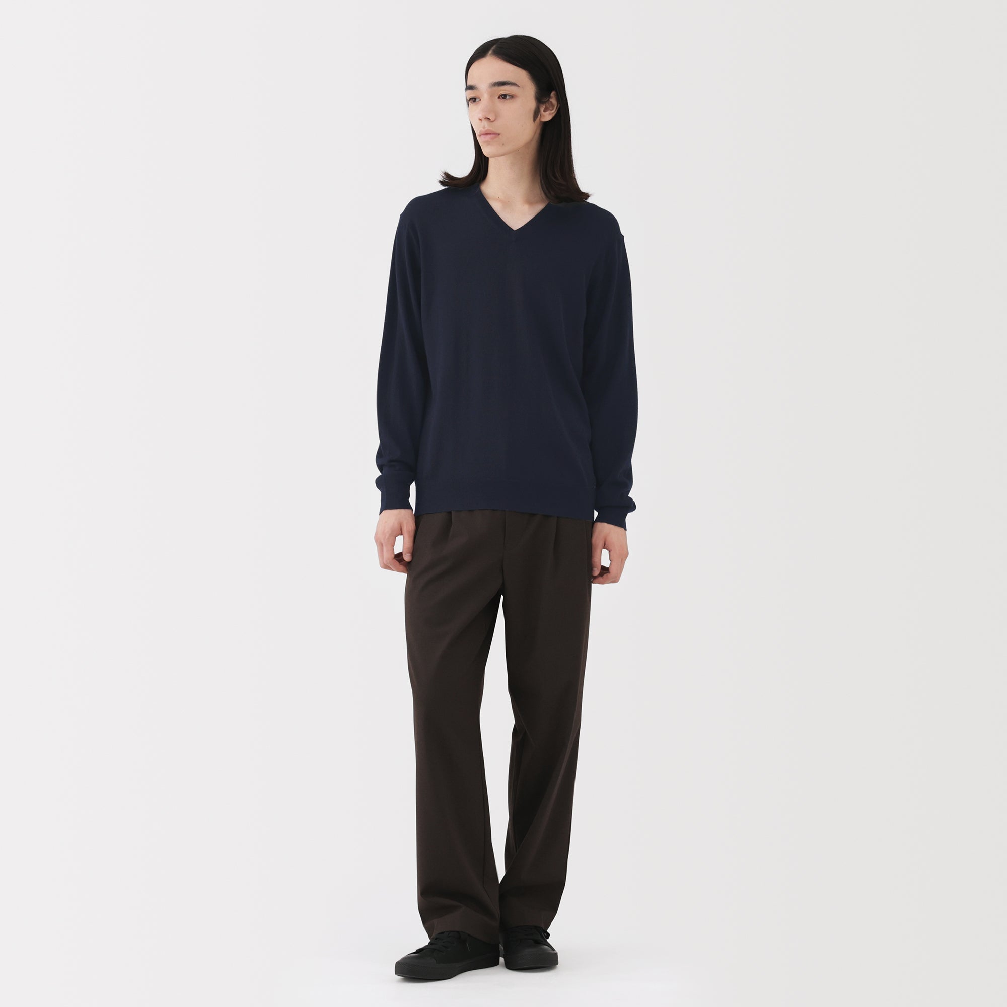 Wool V-Neck Sweater