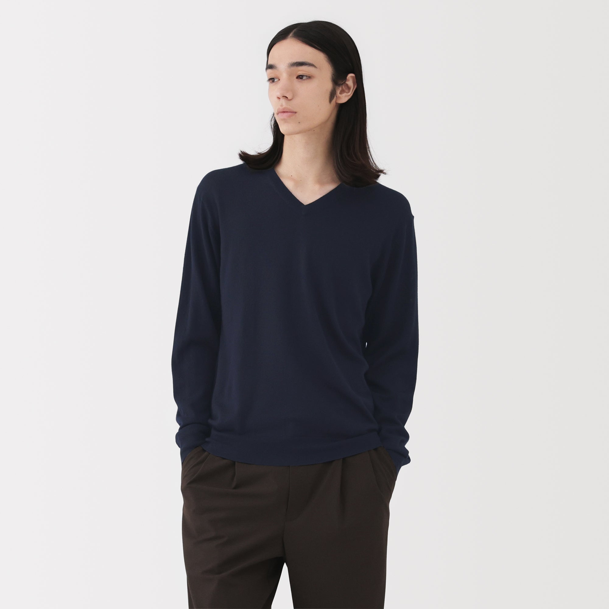 Wool V-Neck Sweater