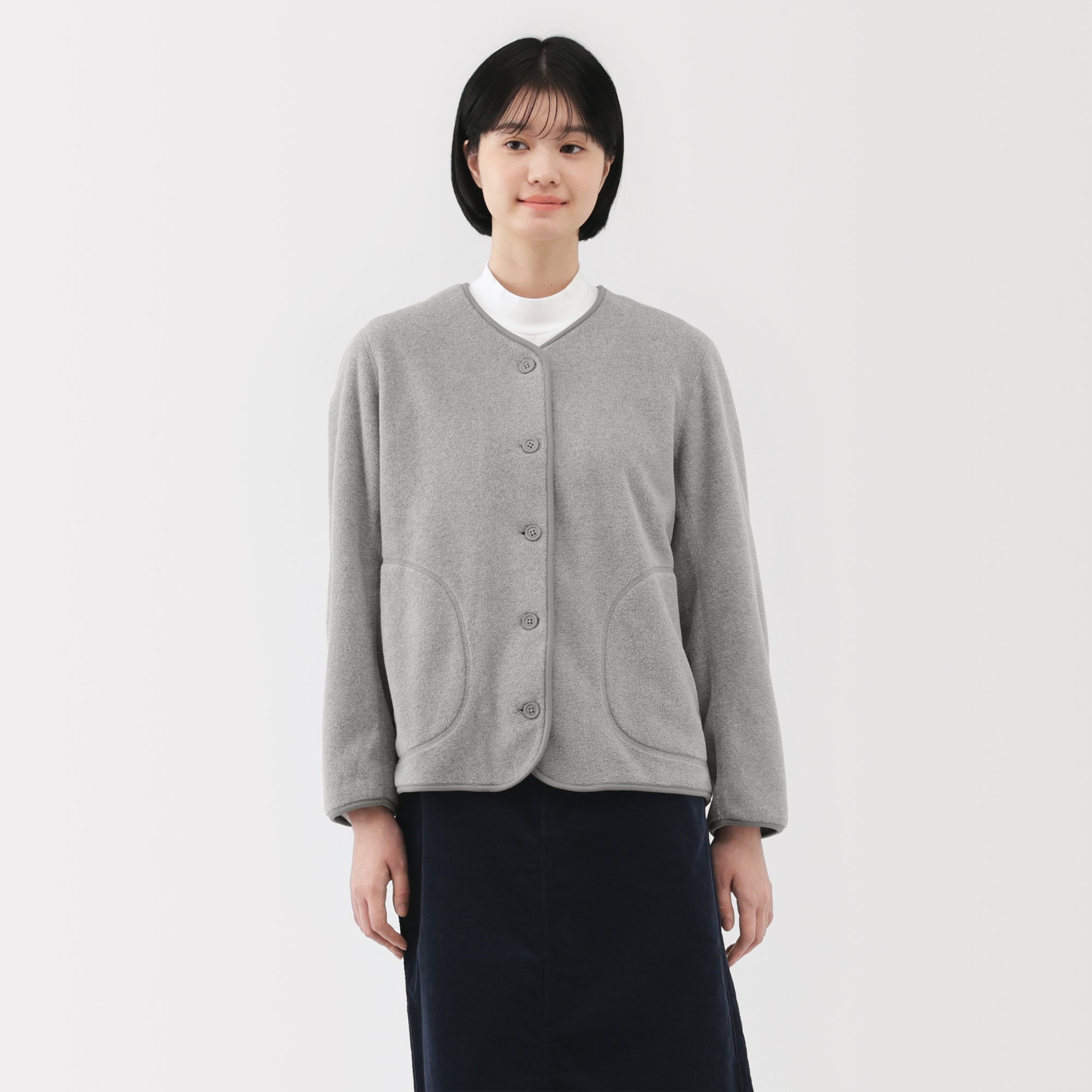Recyclable Fleece Cardigan