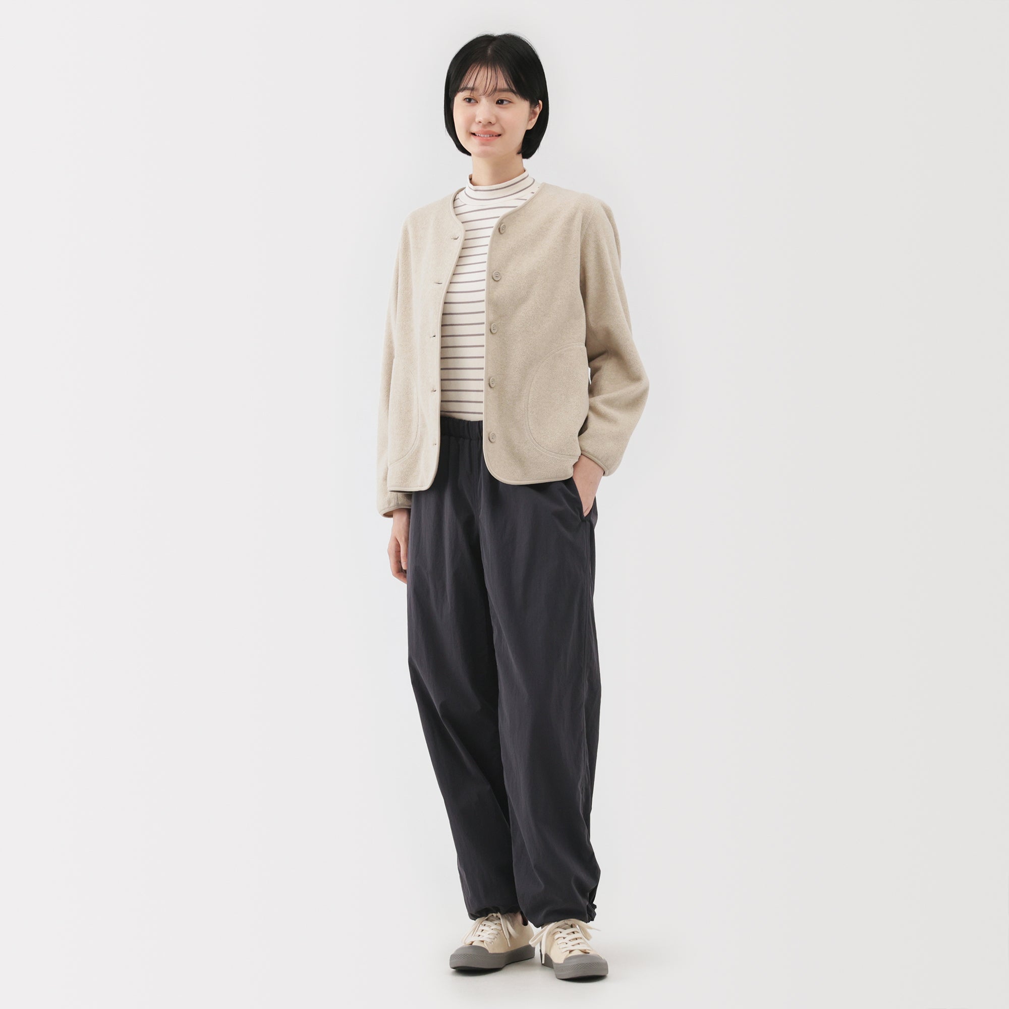 Recyclable Fleece Cardigan