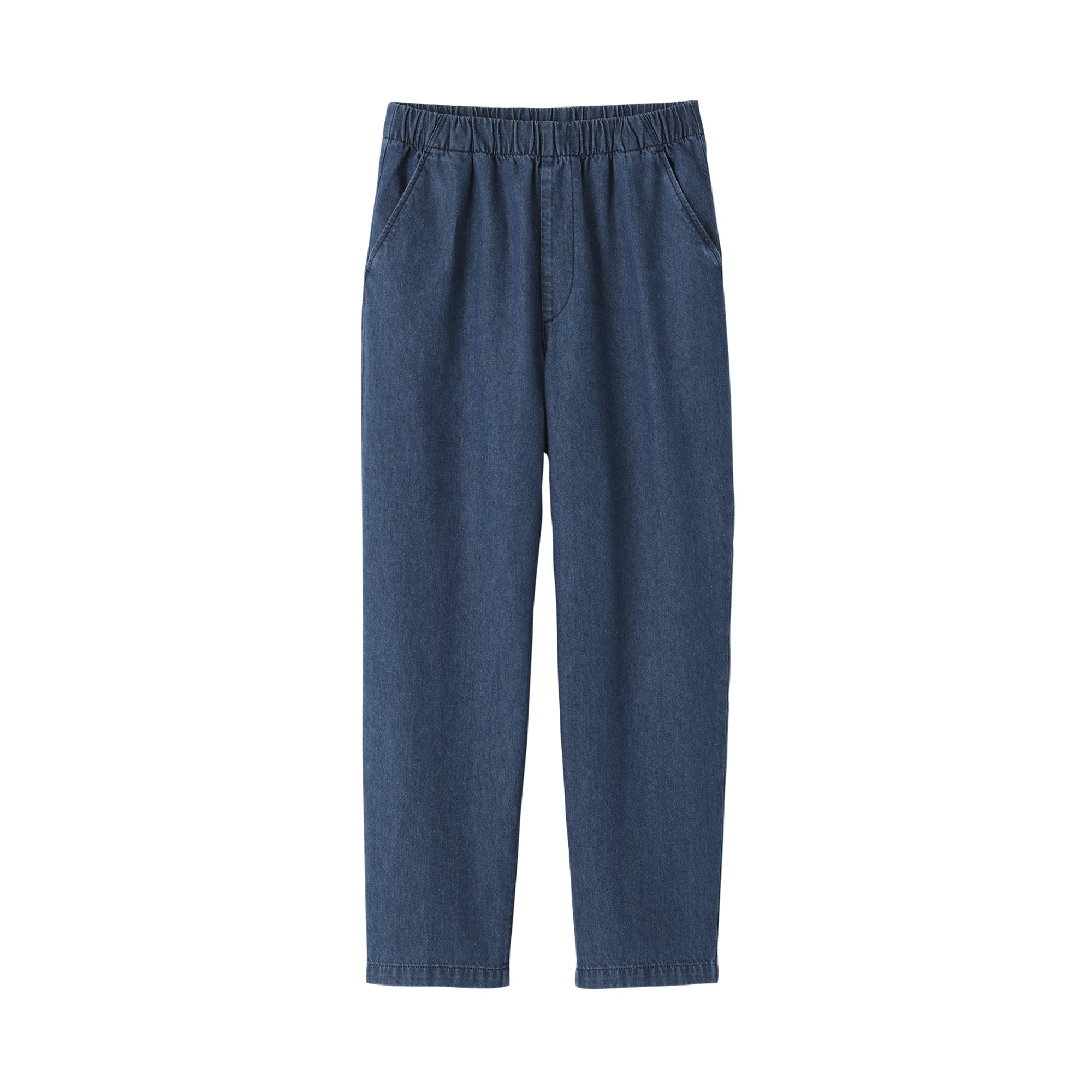 Denim Tapered Trousers