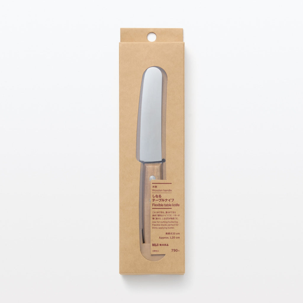 Wooden Handle Flexible Table Knife