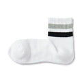 Pile Striped Short Socks