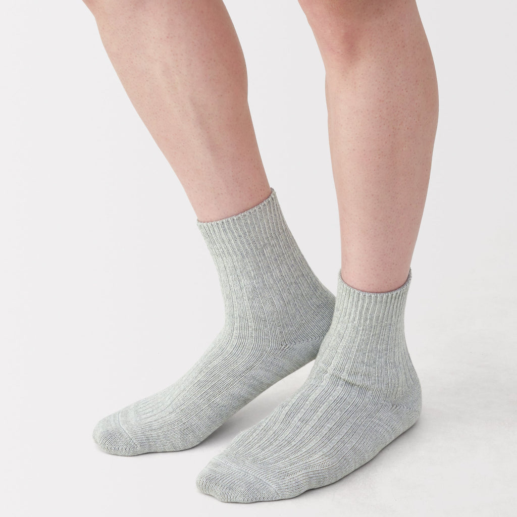 Ribbed Thick Short Socks