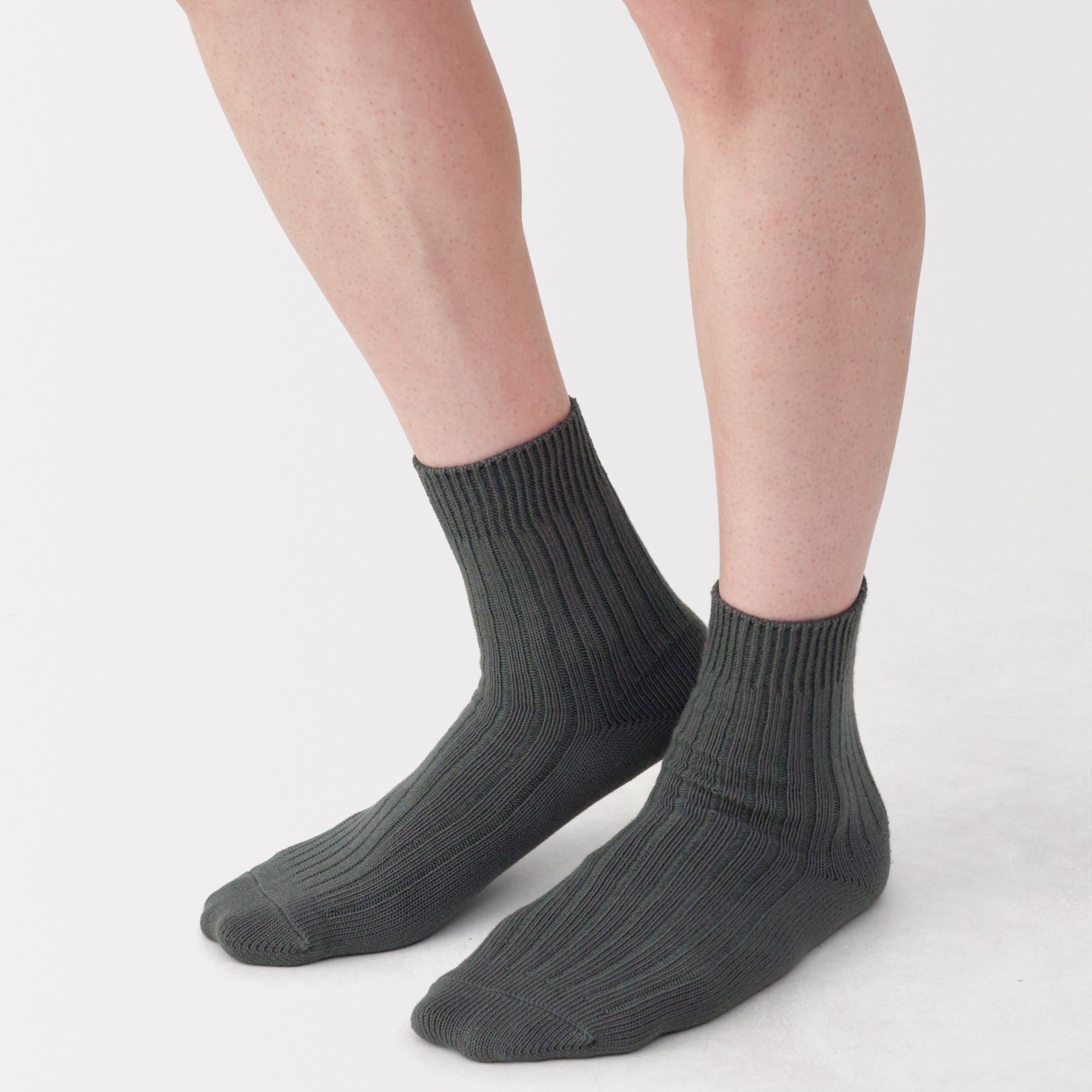 Ribbed Thick Short Socks