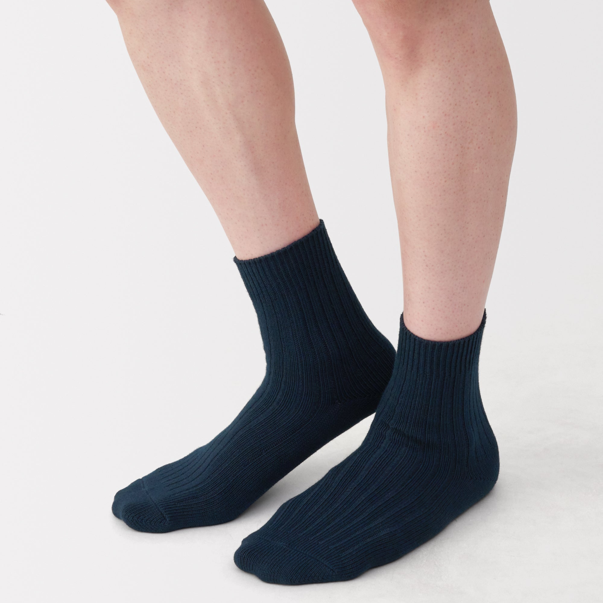 Ribbed Thick Short Socks