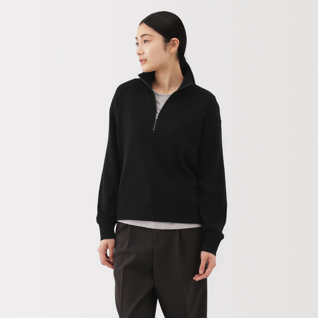 Waffle Half-Zip Pullover