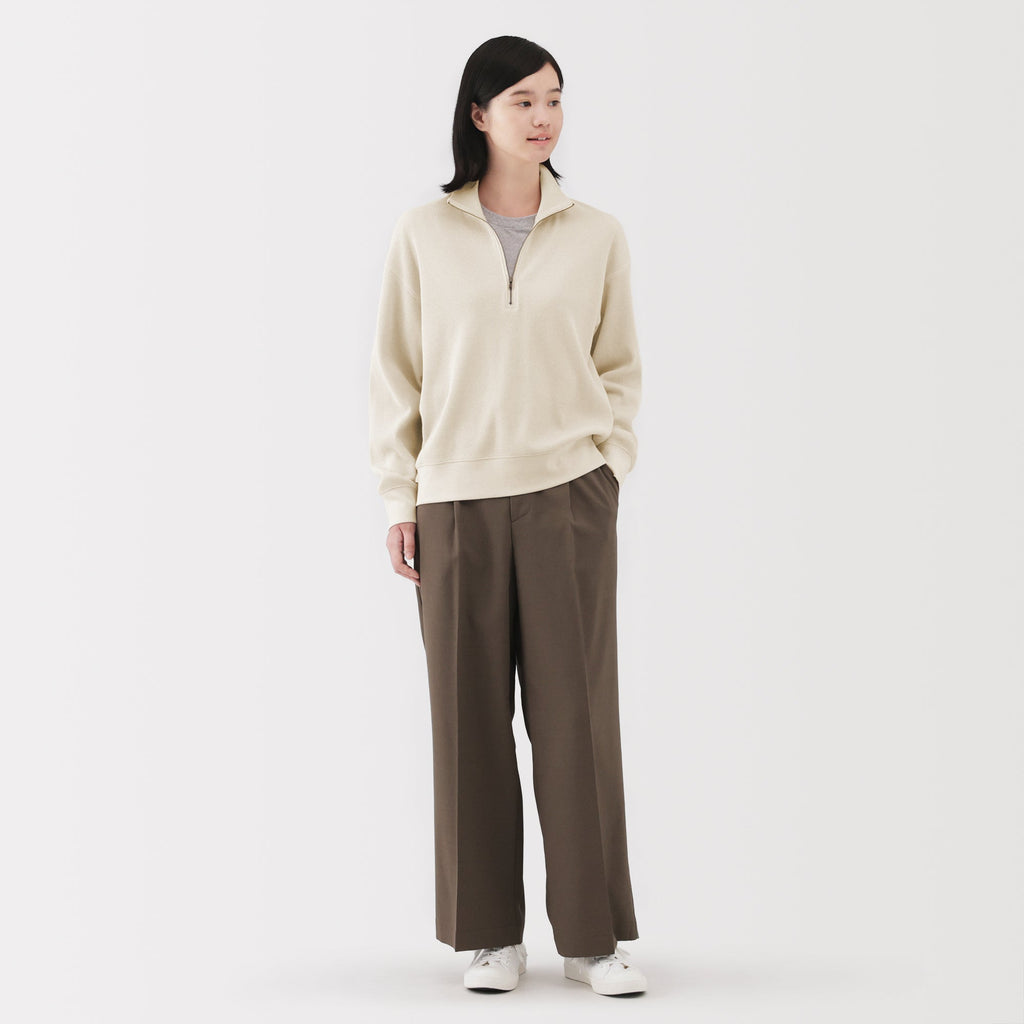 Waffle Half-Zip Pullover