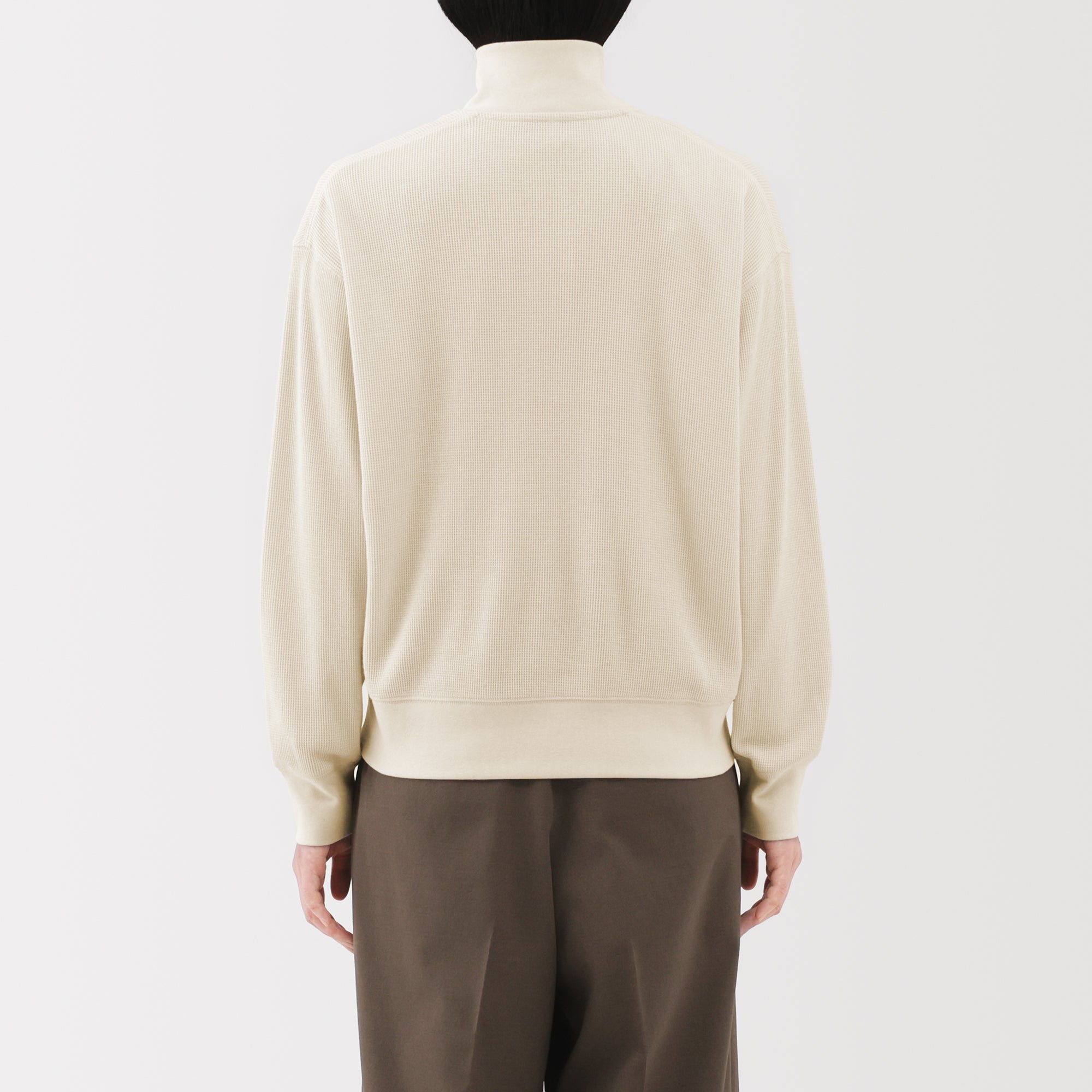 Waffle Half-Zip Pullover