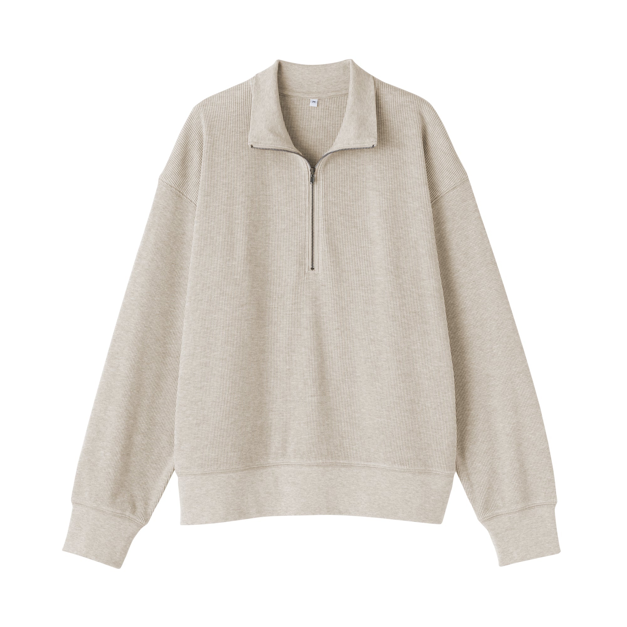 Waffle Half-Zip Pullover