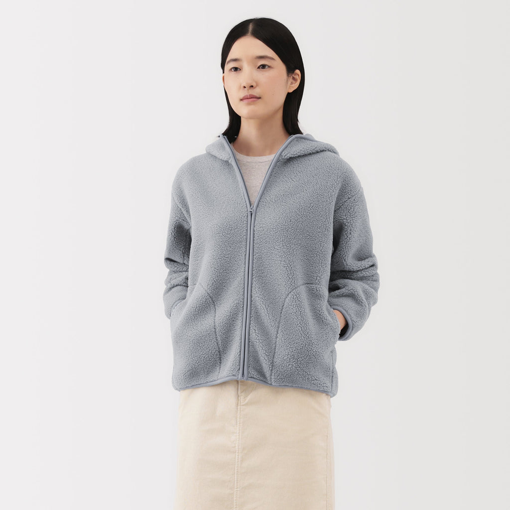 Boa Fleece Zip Hoodie